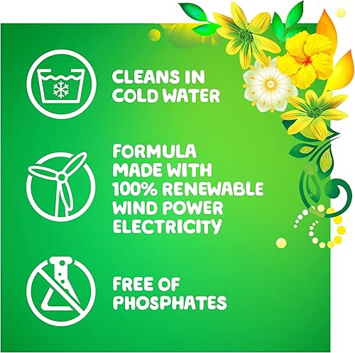 Vista 24 de Gain + Aroma Boost - Detergente líquido para ropa, aroma original, 107 cargas, 154 onzas líquidas, compatible con lavadoras de alta eficiencia