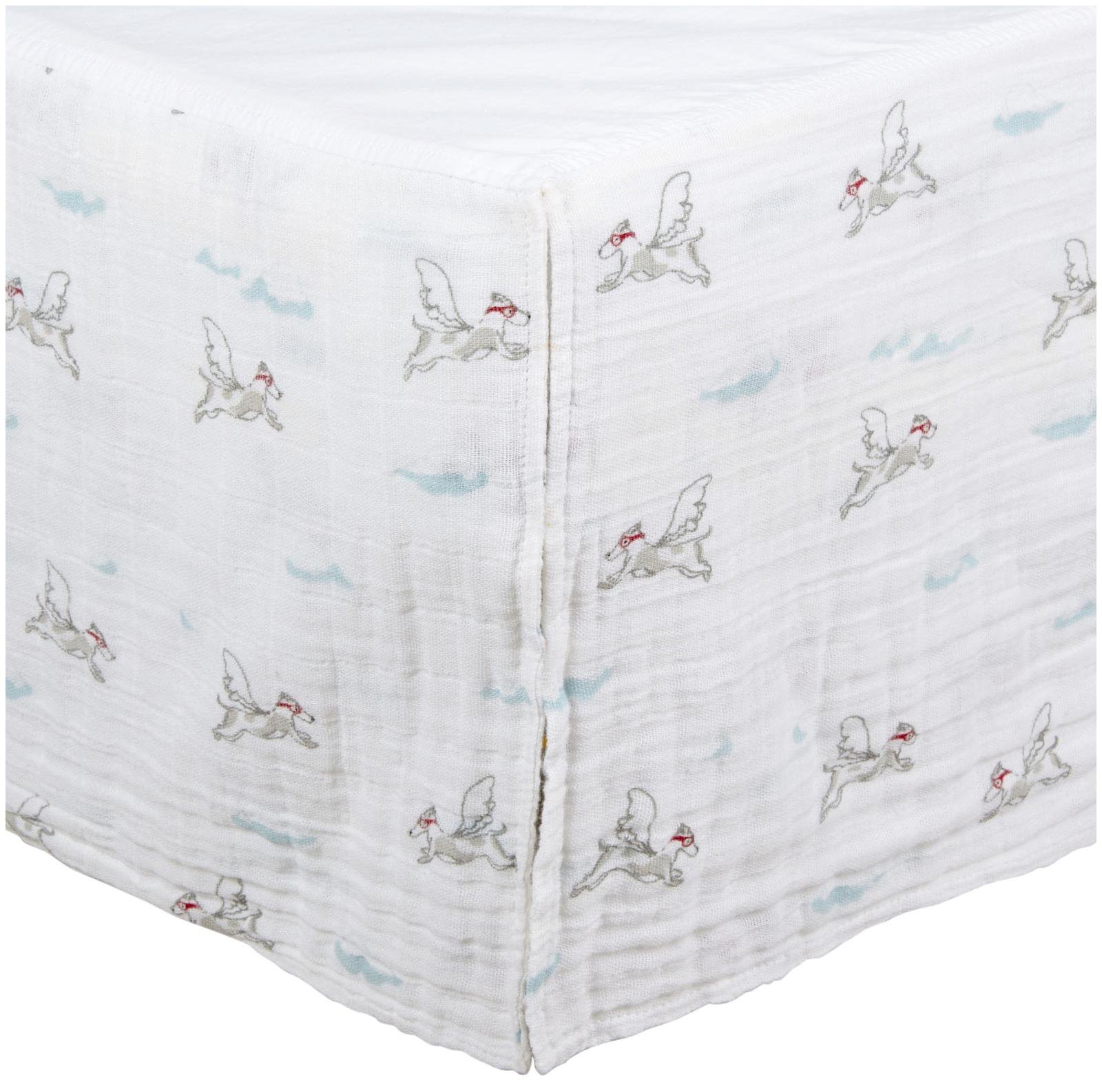 Aden Anais Classic Crib Skirt Liam The Brave Dogs Desertcart INDIA