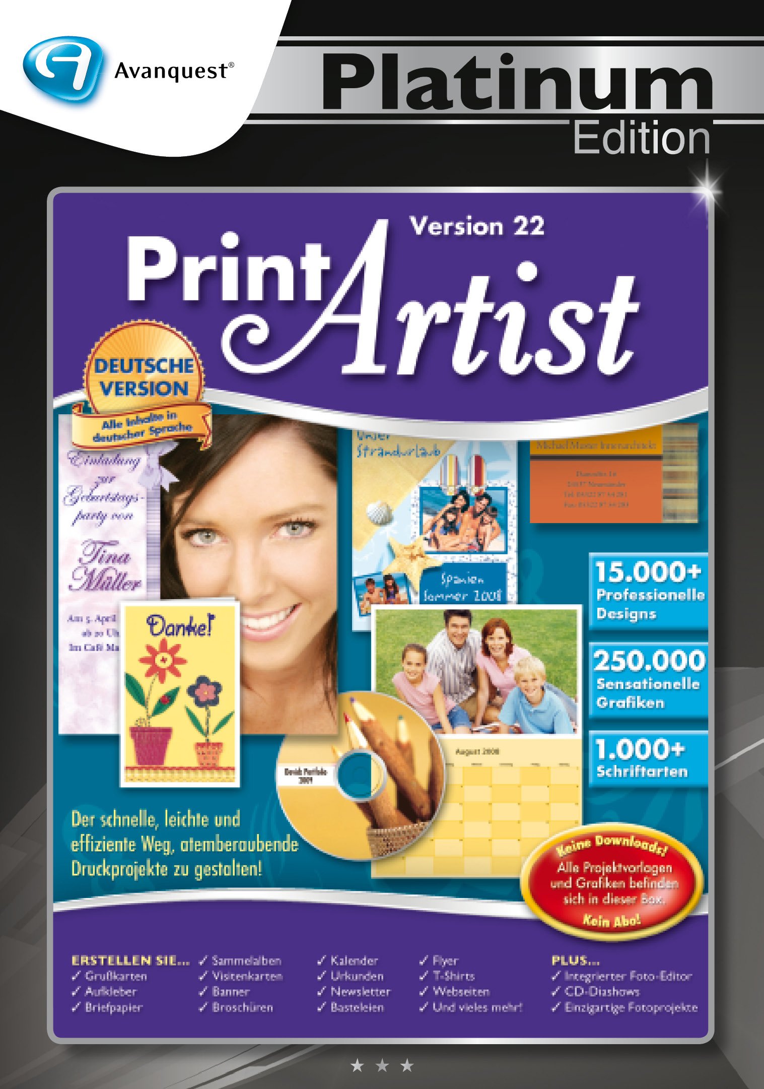 Print Artist 22 - Avanquest Platinum Edition