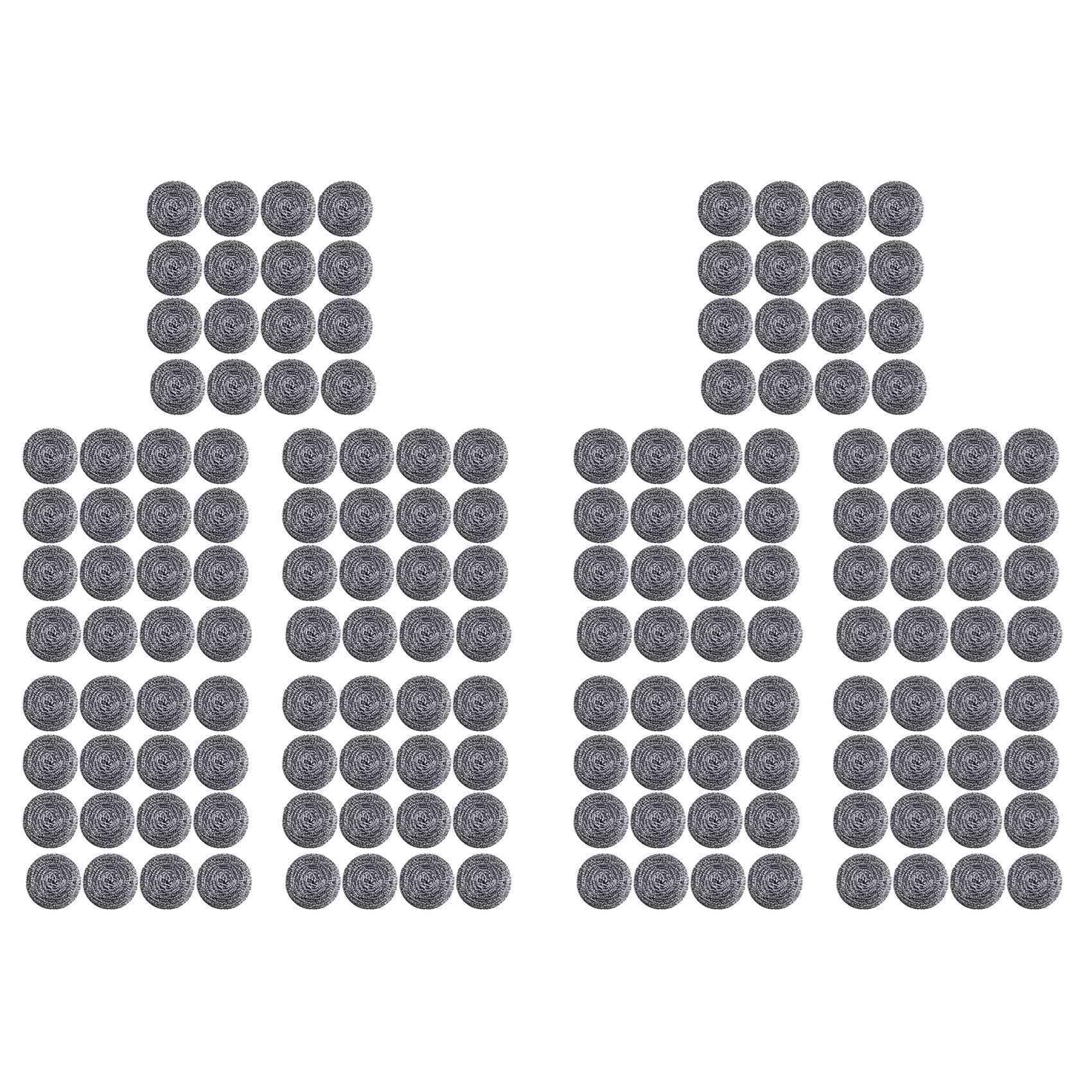 Hndhbfgrt 160 PCS Stainless Steel Sponges Scrubbers, Utensil Scrubber Scouring Pads Ball for Removing Rust Dirty Cookware Cleaner
