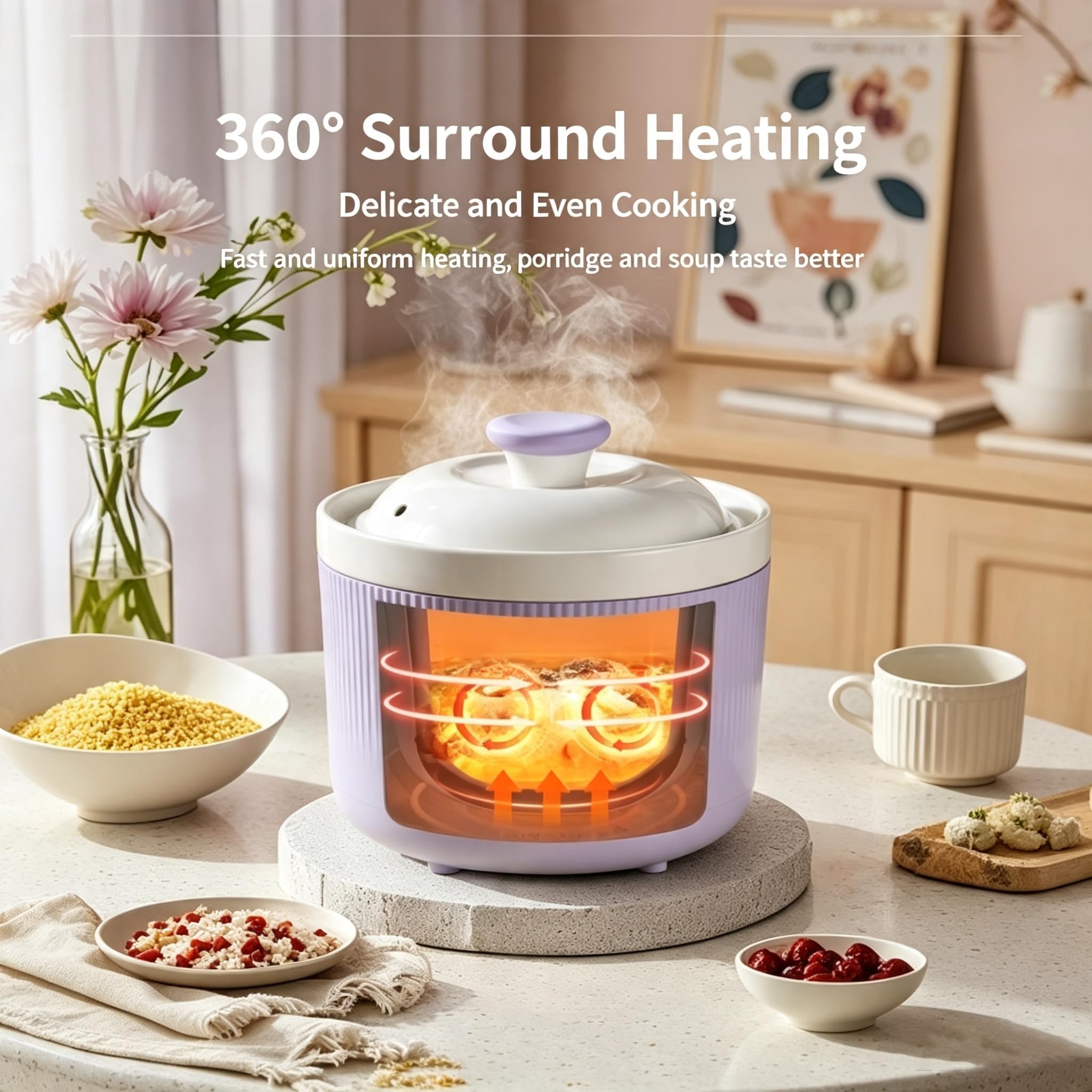 Mijoteuse électrique 280 W, 4 L