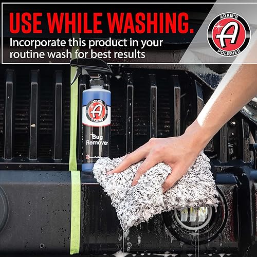 Miniatura 5 de Adam's - Eliminador de insectos de coche (16 onzas) - Potente removedor de insectos para detalles de automóviles  Spray multiusos elimina insectos y