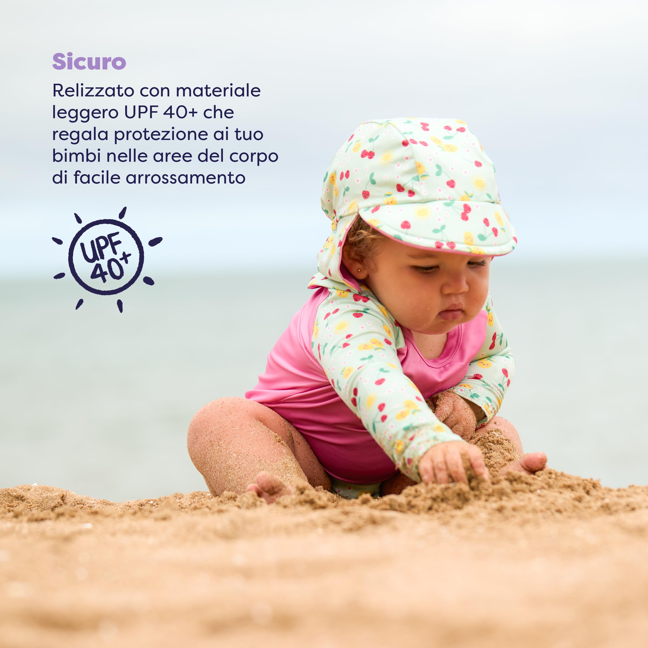 Bambino Mio Anti-UV UPF 40+ Set da Bagno per Neonati (da 0 Mesi a 3 Anni), con Pannolino da Bagno Riutilizzabile e Maglietta da Bagno con Protezione Solare