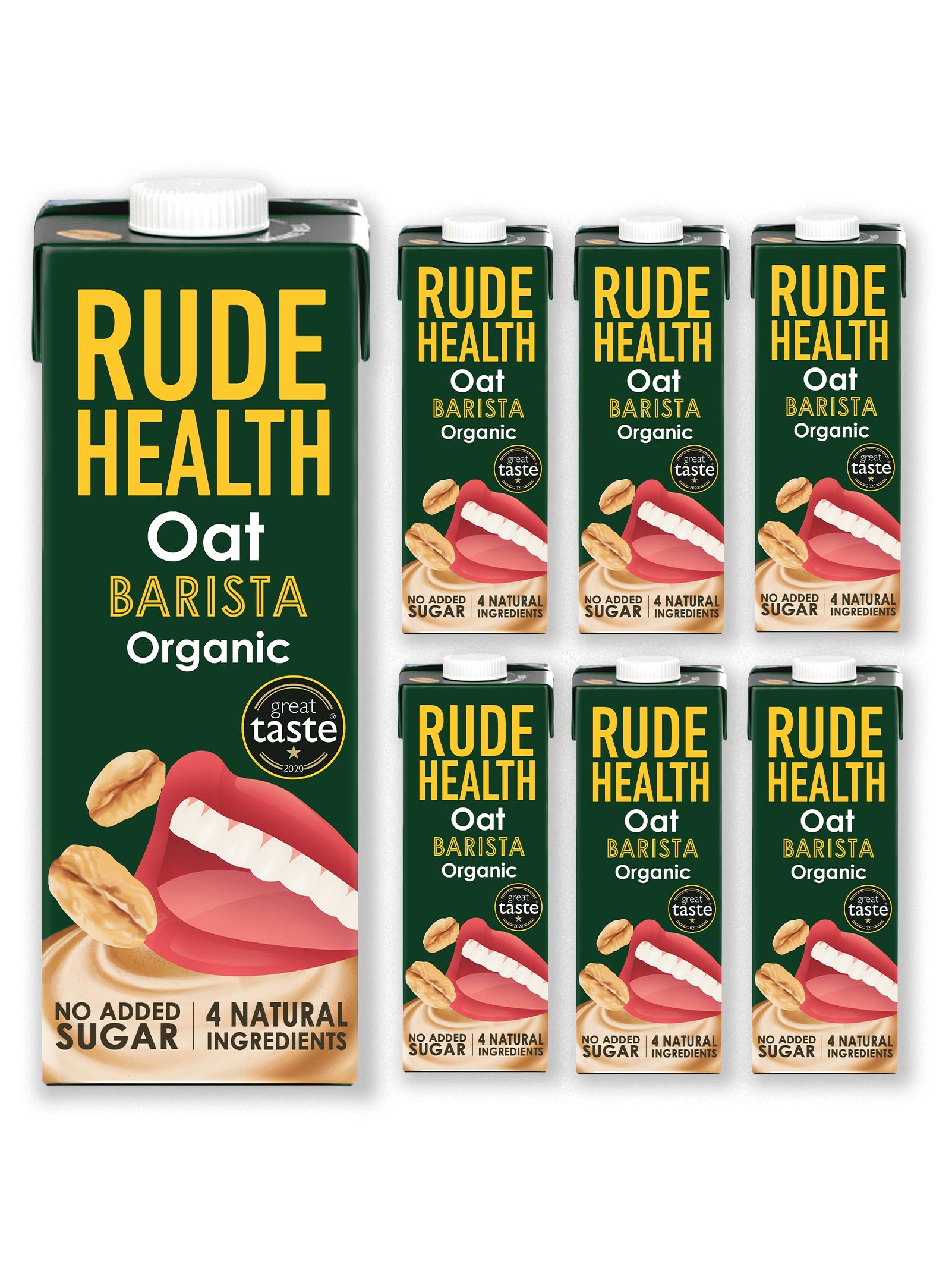 Rude Health Organic Oat Barista Drink 1 Litre. (Pack of 6)
