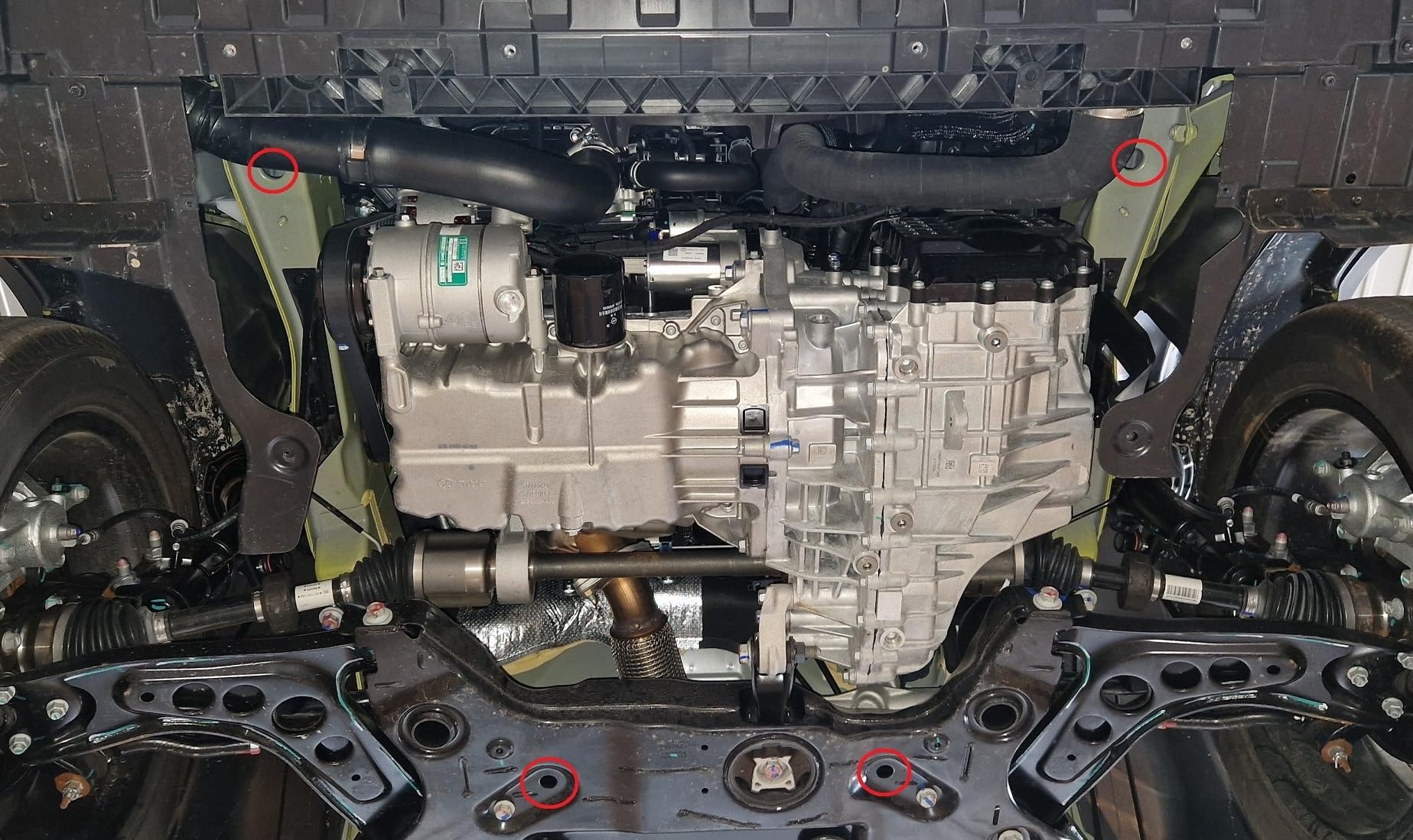Osłona metalowa pod silnikiem, kompatybilna z Baic Beijing X55 – (2022–2025)