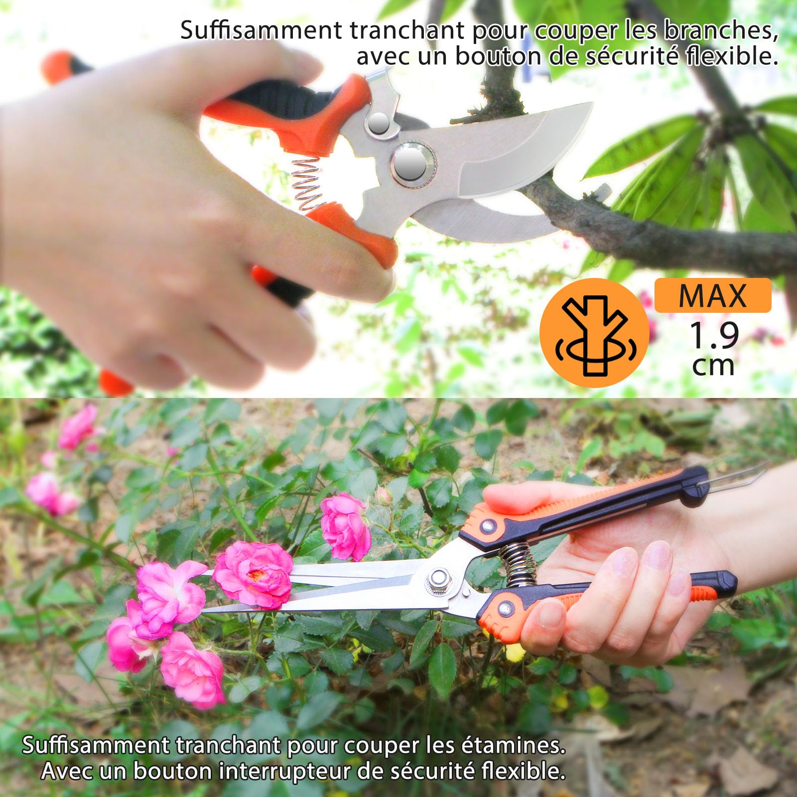 Outils Jardinage, 10 Piezas Lourdeur Outillage de Jardin, Outils de Jardin Jardinage Outillage, Cadeaux pour Femmes et Hommes