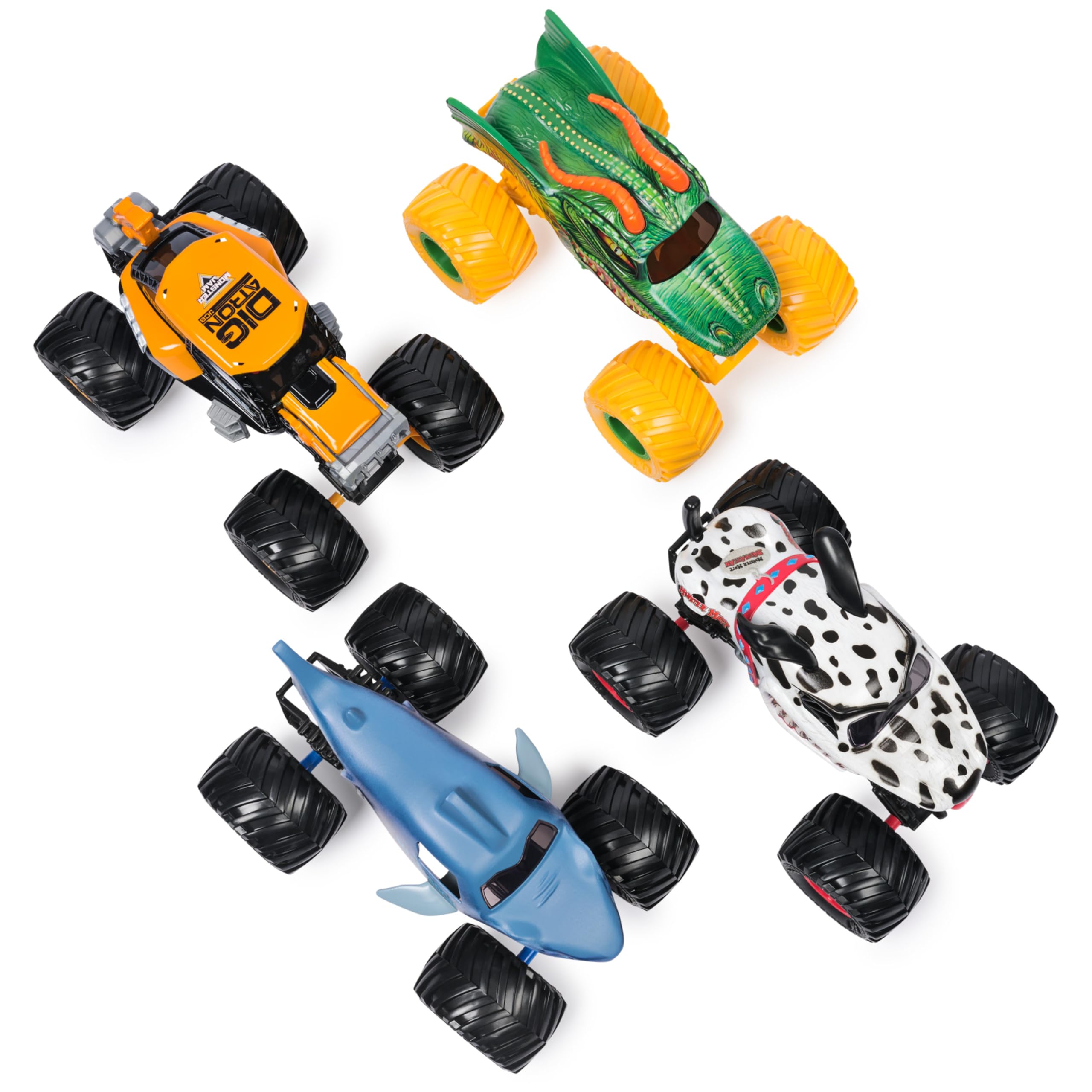 Monster Jam Zabawka samochód ciężarowy 1 do 24 mm dalmatyńczyk M27