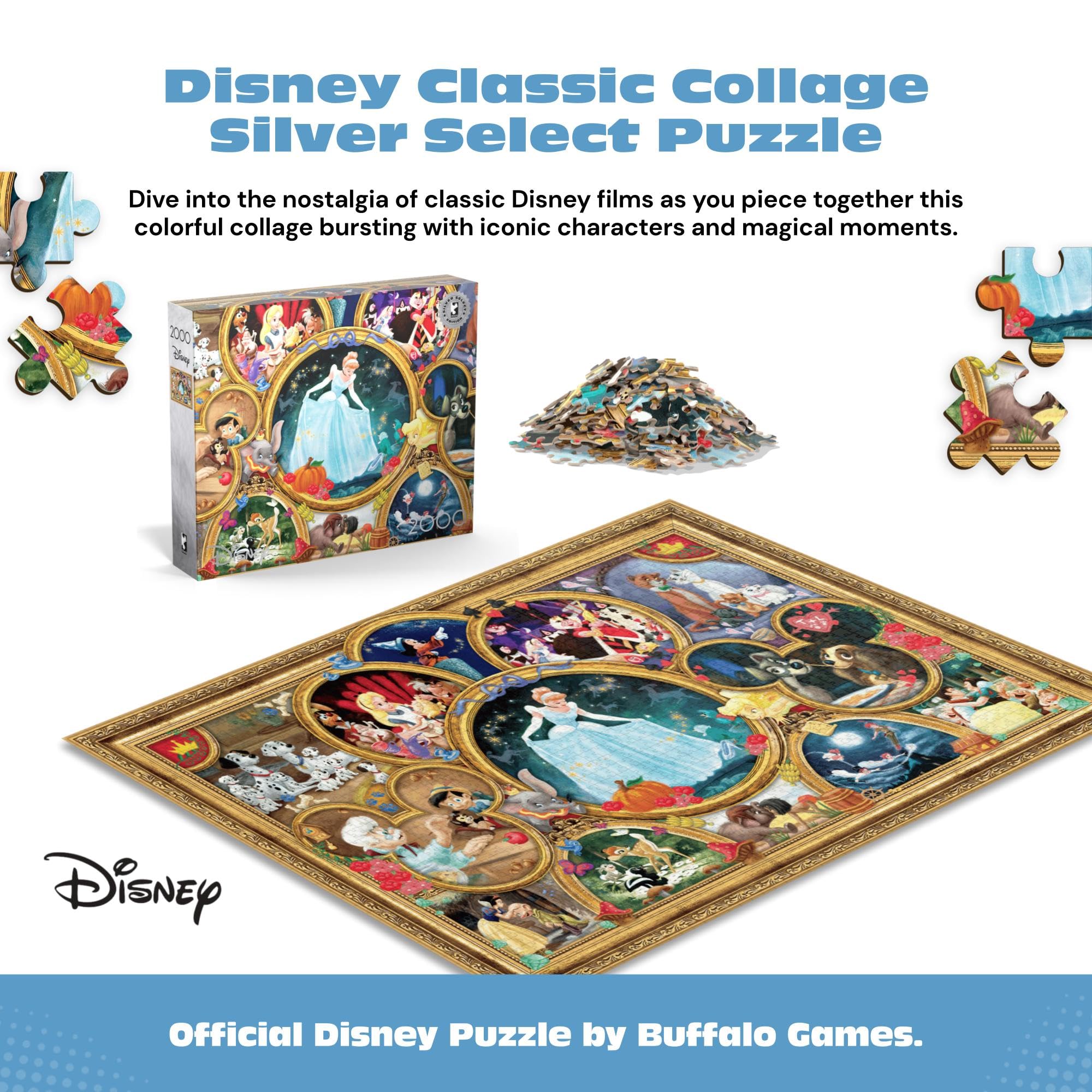 Buffalo Games - Silver Select - Disney - Colagem Clássica - Quebra