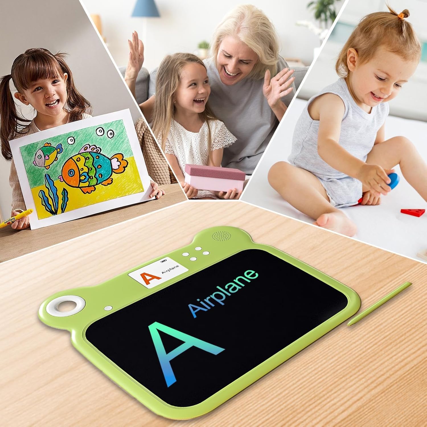 Drawing Boards For Children - 20cm Educational Board for Boys and Girls from 3 Years | Creative Children's Whiteboard, Classroom Learning Travel School Airplane Travel by