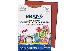 Command Your Creativity with Prang Construction Paper: Red Blaze