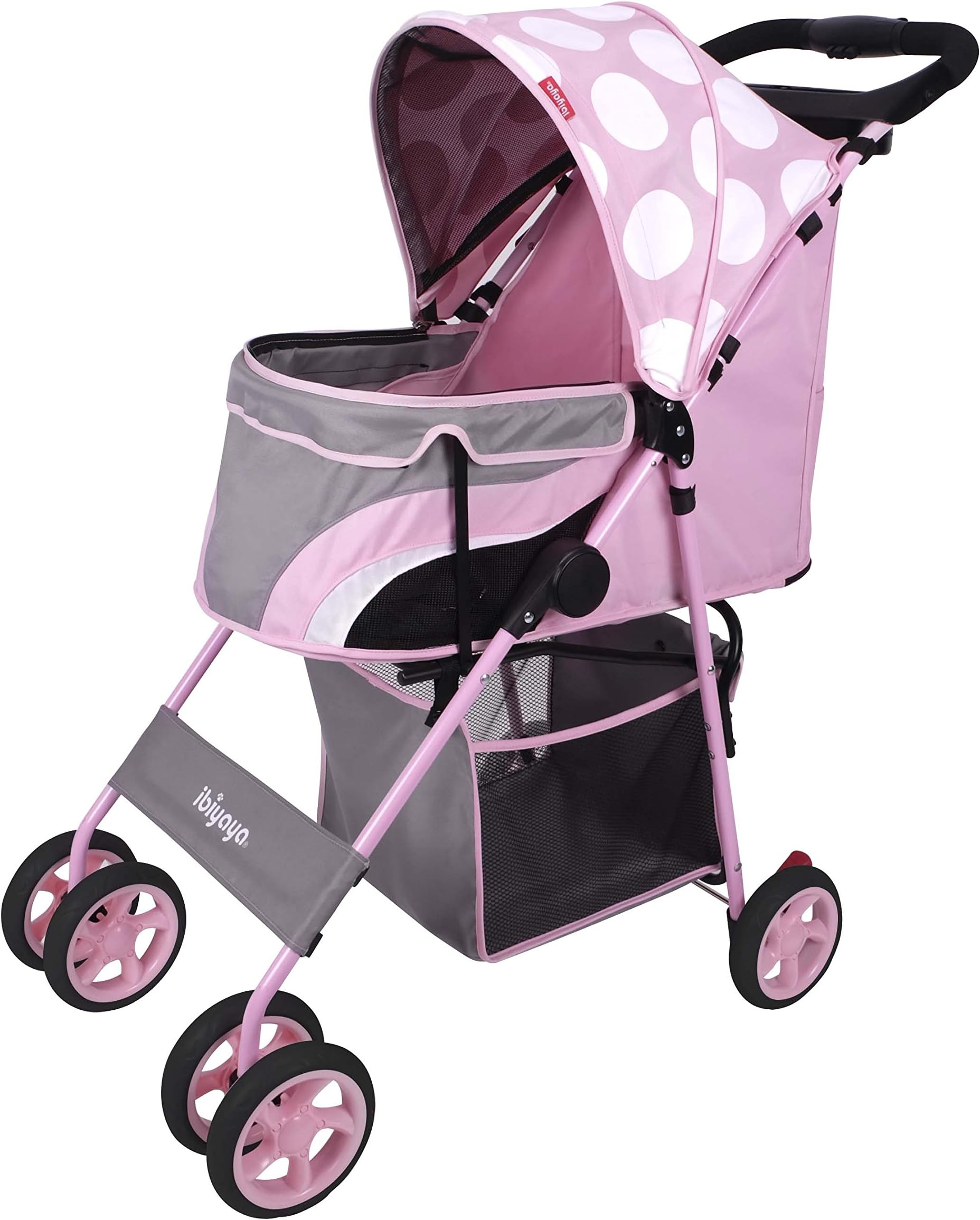 Ibiyaya Pop Art Pet Stroller, Dotty Diva
