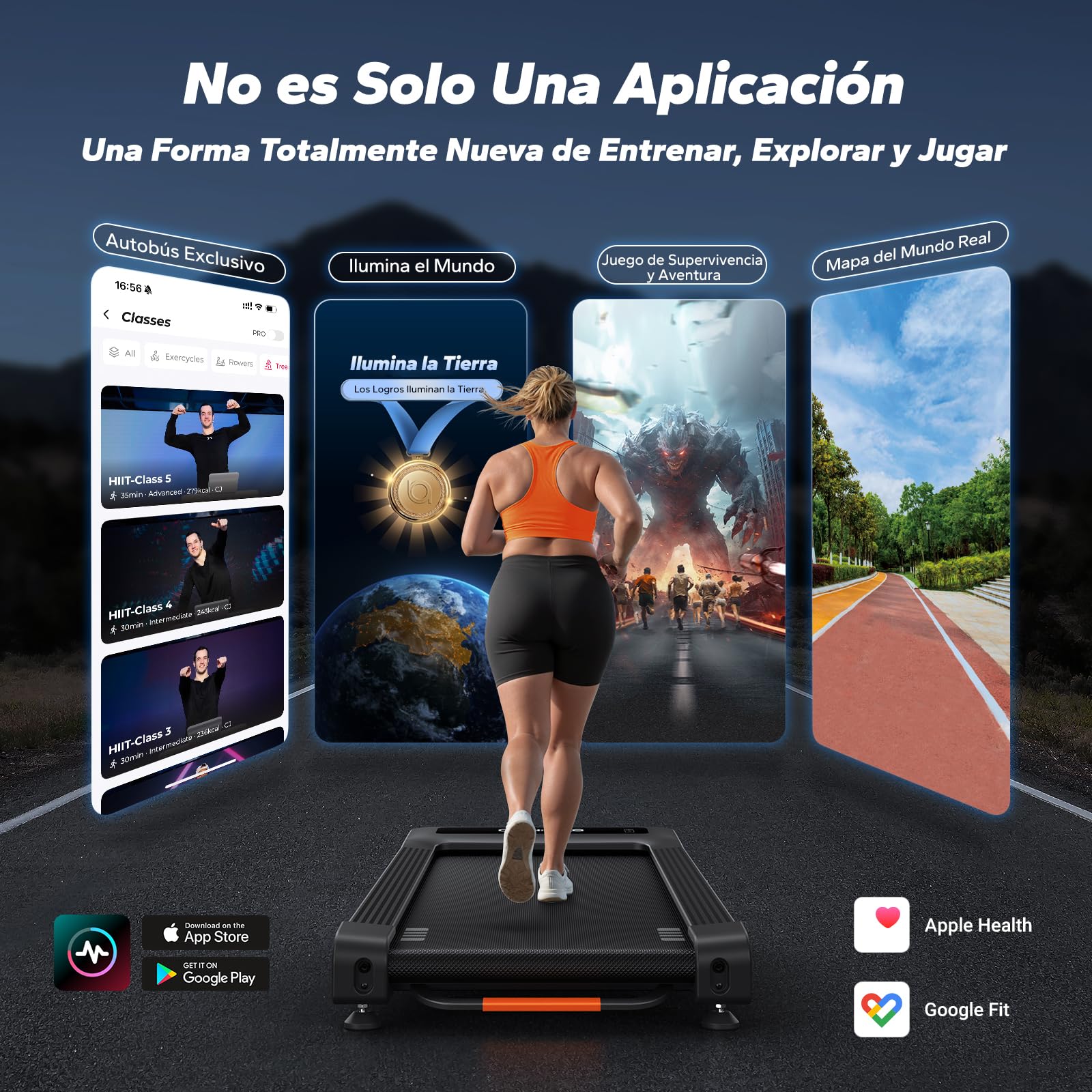 MERACH T25 Cinta de Correr, 10%/12% Inclinación Automática Cinta de Andar | 3.5HP Walking Pad, Treadmill Capacidad 180KG, 1-6km/h Caminadora Electrica para Casa y Oficina, 42x102cm, App y Remoto