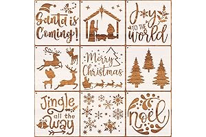 Christmas Joy to the World Stencil