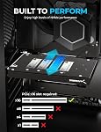 SABRENT 4-Drive NVMe SSD to PCIe 4.0 X 16 Adapter Card with Active Cooling [EC-P4BF]