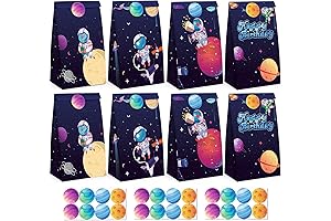 VGOODALL Outer Space Kids Party Favor Bags