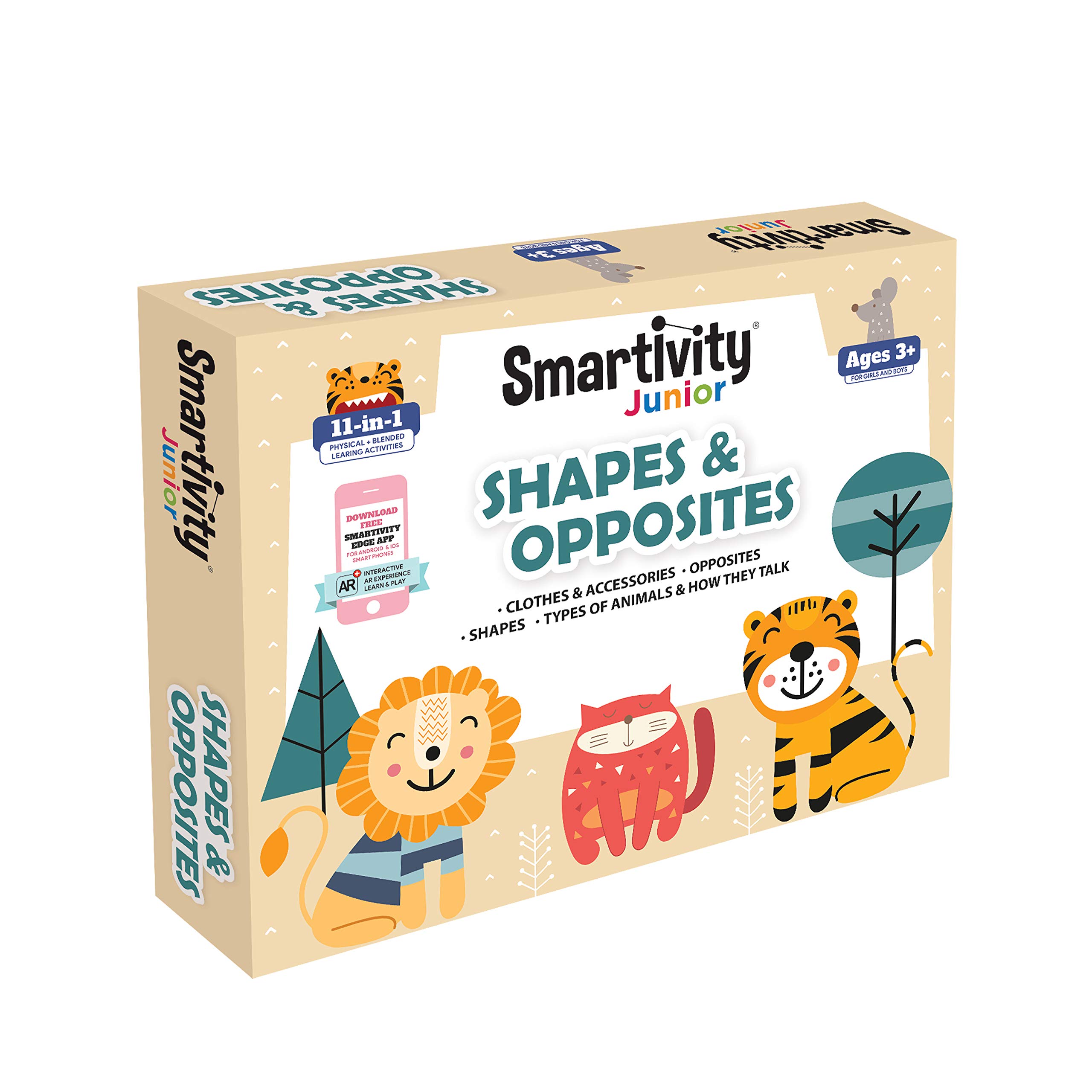 See full amazon price history chart for Smartivity Junior Shapes & Opposites Pre-School STEAM Learning Educational Toy Art & Craft Play 11 in 1 Activity Kit 2-5 yrs Toddler Baby Augmented Reality Colouring Free APP Interactive Flash Cards Smartivity Junior Shapes & Opposites Pre-School STEAM Learning Educational Toy Art & Craft Play 11 in 1 Activity Kit 2-5 yrs Toddler Baby Augmented Reality Colouring Free APP Interactive Flash Cards (B08P5THRM1) Amazon Price History, Amazon Price Tracker