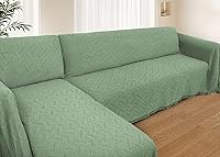 Vista 18 de HOMERILLA Fundas de Sofá Seccional para Sofá Seccional Sofá en Forma de L Funda Manta 2 Piezas en Forma de L Protector de Muebles para Mascotas