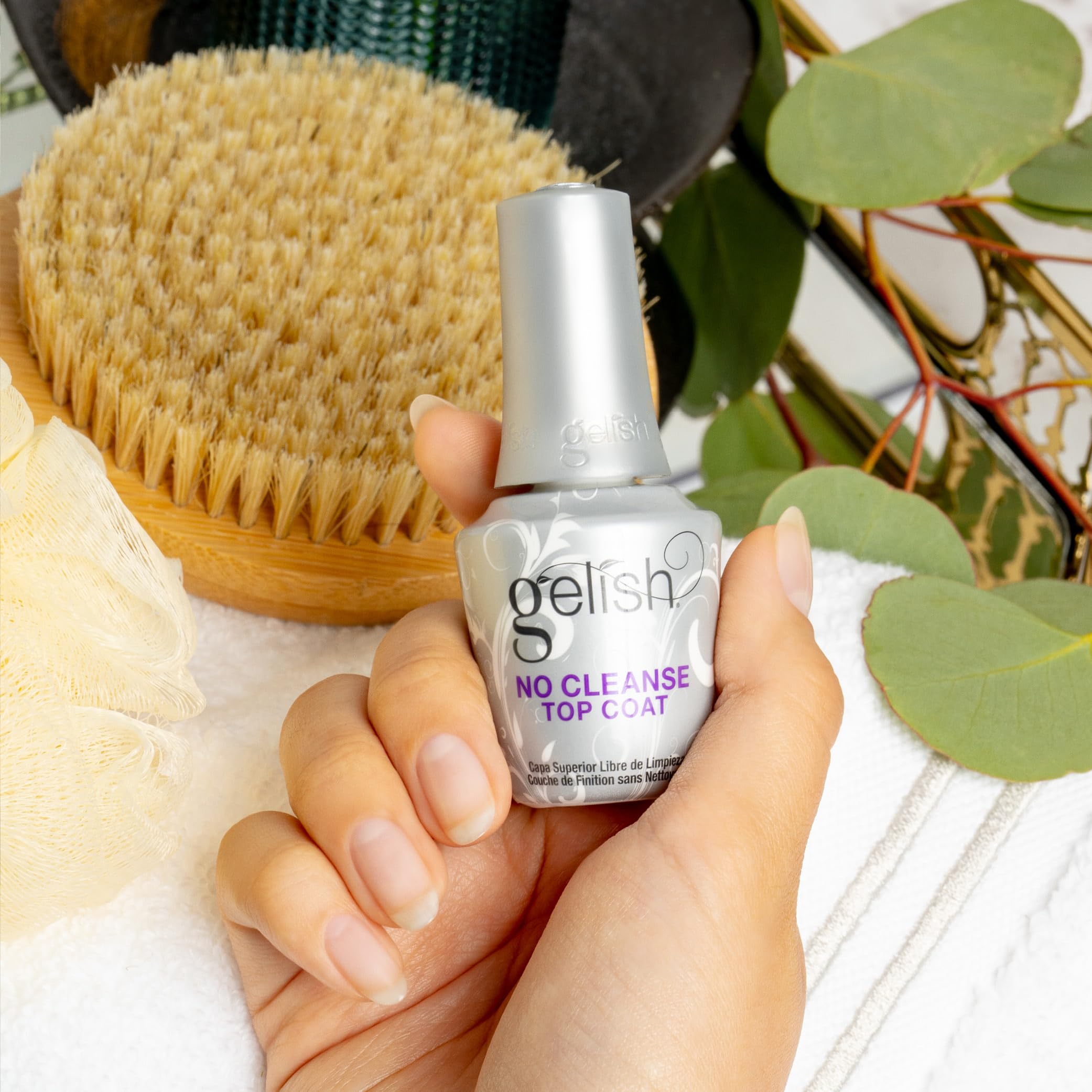 Amazon.com: Gelish No-Cleanse Top Coat – 15ml No Wipe High-Gloss