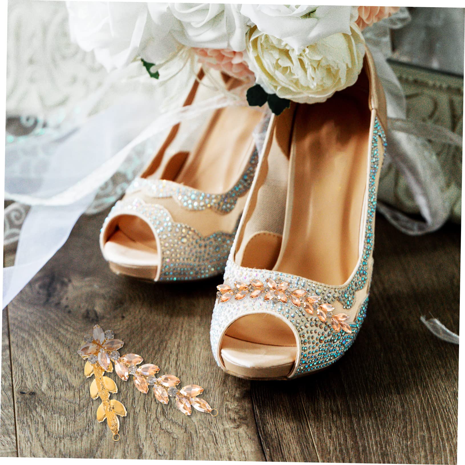 TEHAUX 5pezzi Applicazione Per e Accessori Decorazione Per Scarpe e Borse Idea Per Cerimonie e