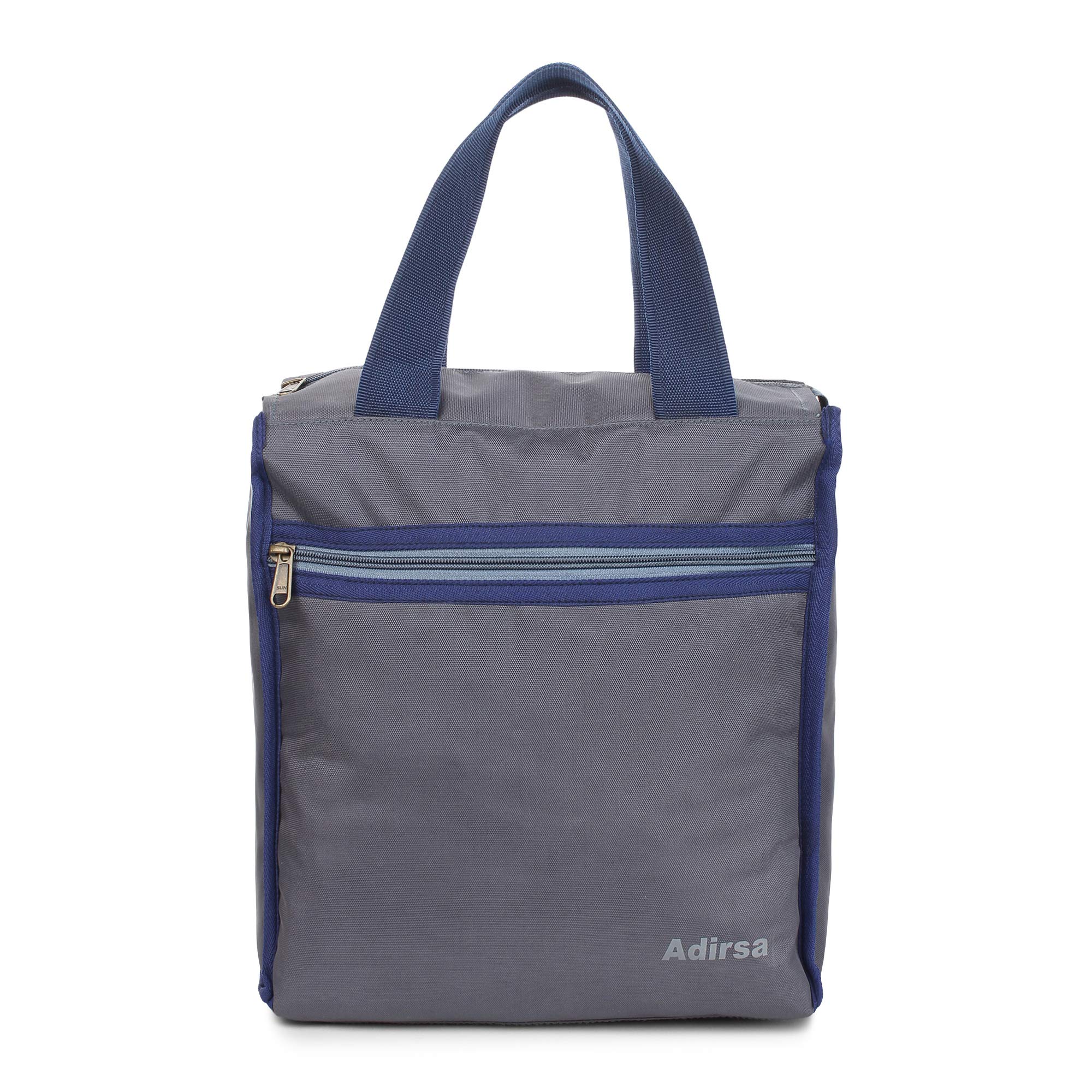 ADIRSA LB3015 Grey Lunch Bag / Tiffin Bag for Men and Women , Kids , School , Picnic , Work Carry Bag for Lunch Boxes ,Tote Shopping Bag (B08RW1TMQC) Amazon Price History, Amazon Price Tracker