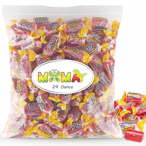 Jolly Ranchers - Caramelo duro de sandía 1.5 libras con sabor a fruta hecho con jugo real para dulces de Halloween Caramelo duro sin gluten bolsa