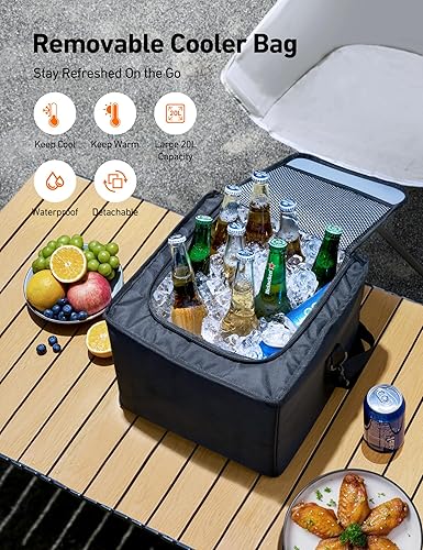 Miniatura 2 de AstroAI Organizador de maletero de coche grande para SUV, camión, camioneta, organizador plegable para maletero caja de almacenamiento portátil con