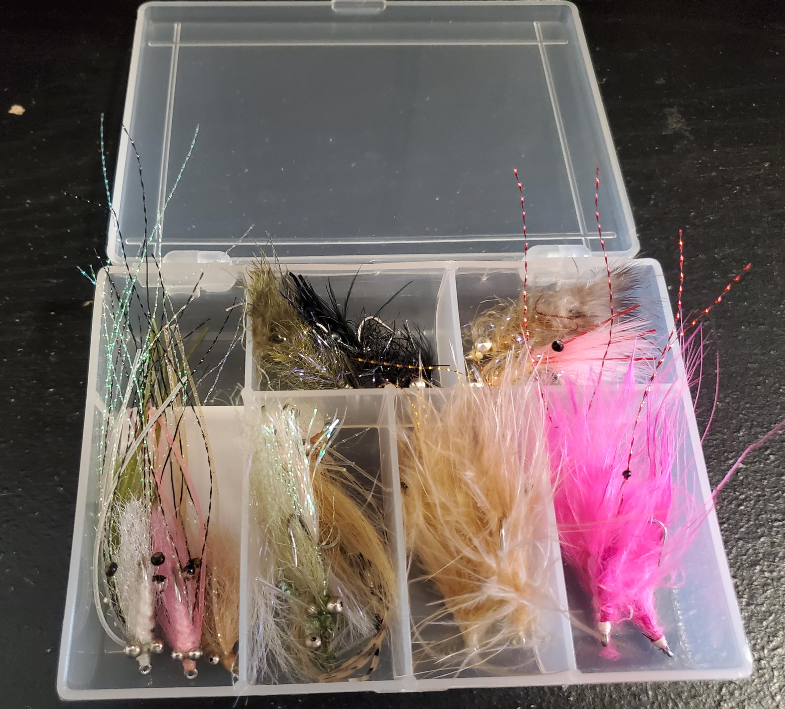 18 Flats Shrimp Fly Selection, Shrimp Fly, Flats Fishing Fly Selection