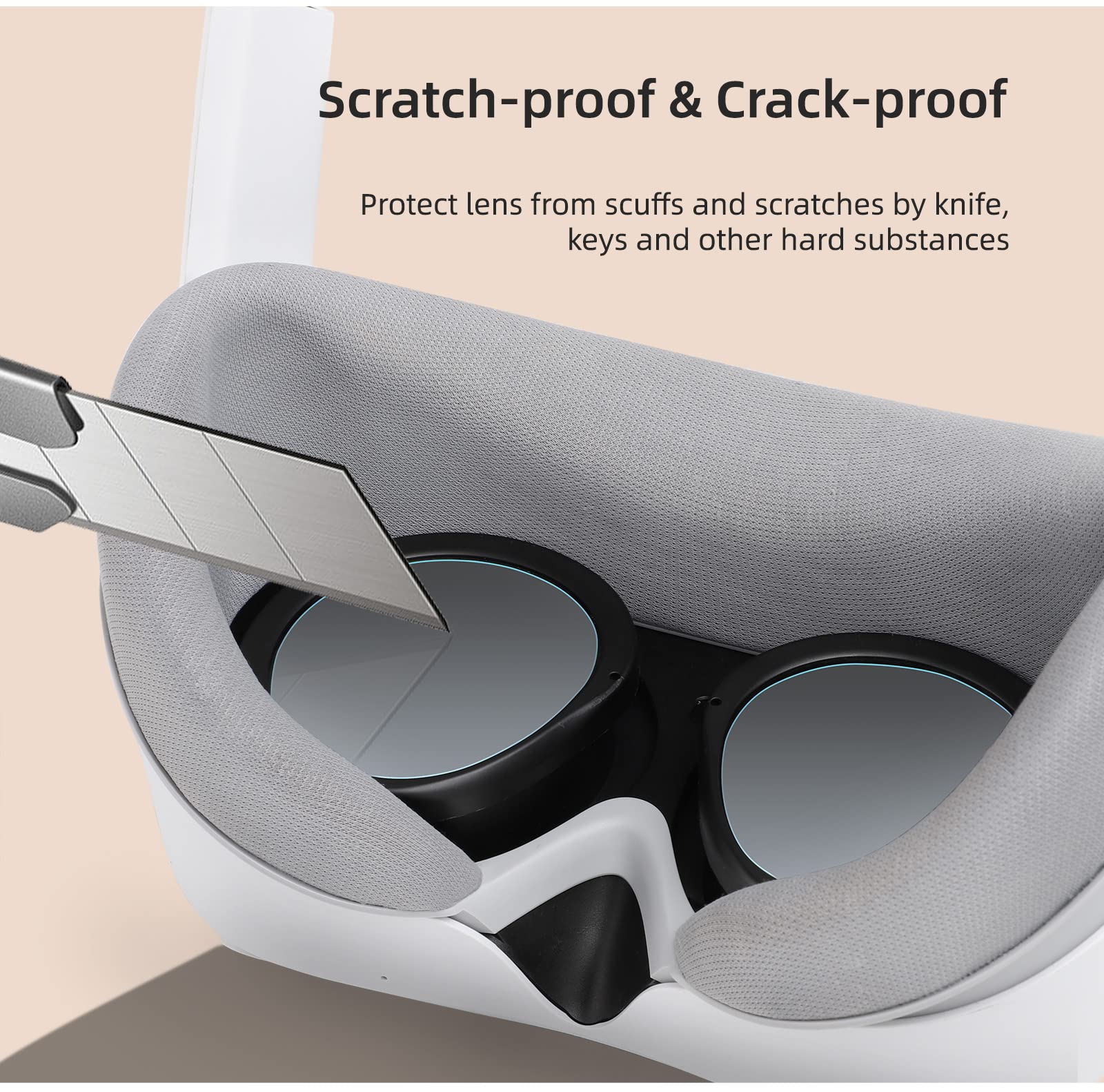 2 Set Film de Protection Souple pour PICO 4 Casque VR Casques de réalité virtuelle pour Les Lunettes et Ecran Anti-Scratch Anti-Huile Anti-Empreinte Digitale