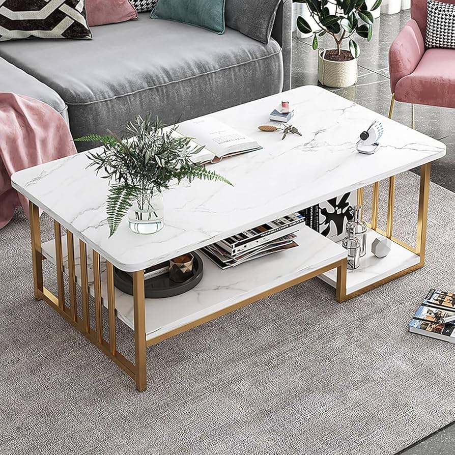 H17K66c 大理石 センターテーブル Amazon.co.jp: Amecke ローテーブル 収納付き センターテーブル
