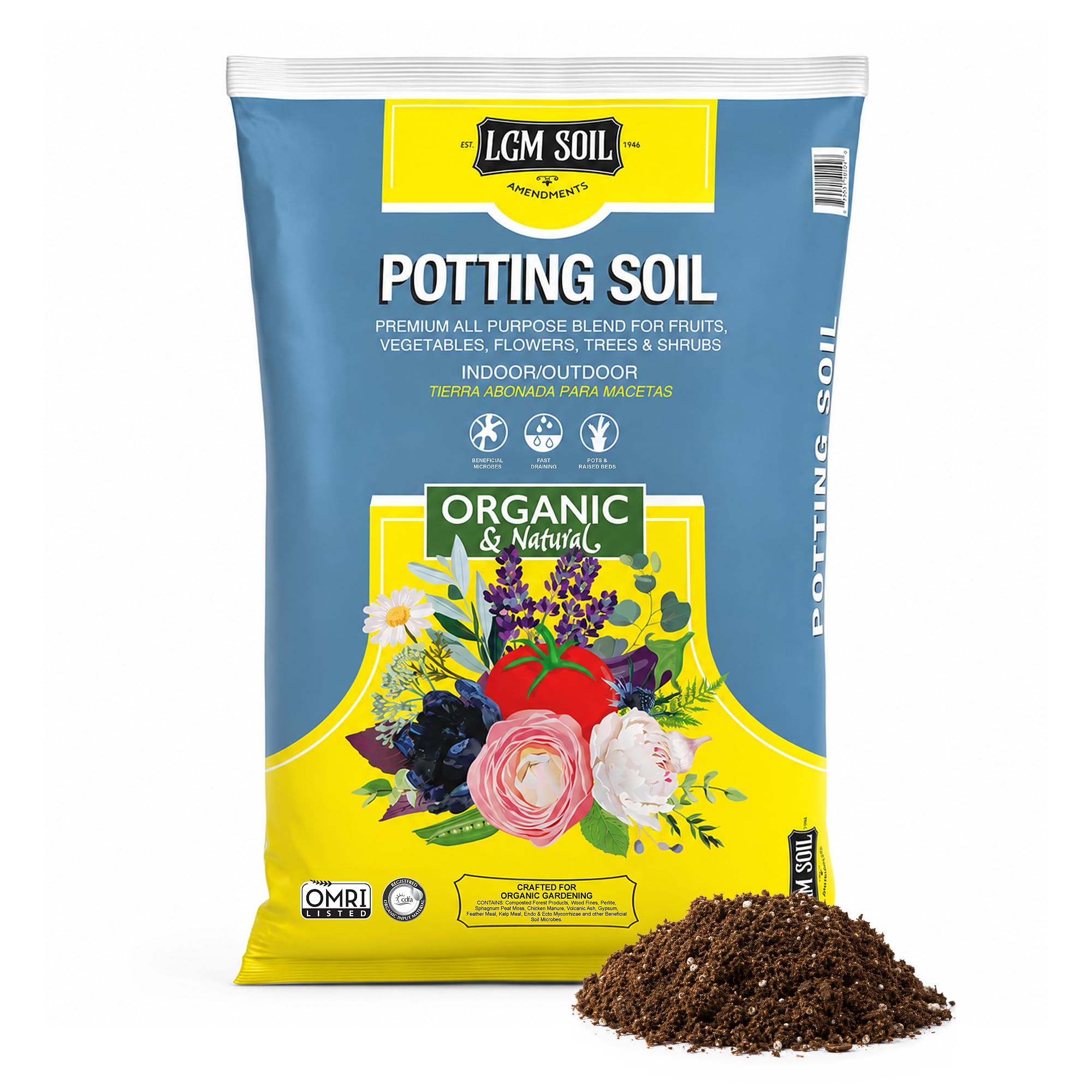 LGM 11-Ingredient Organic Potting Soil Mix