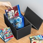2 Pack Blu Ray DVD Storage Box for Steelbook Storage, Movie Organizers, Blu Ray Holder, Video Game Storage Cases