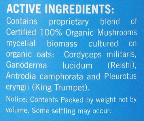 Miniatura 10 de Mushroom Matrix Suplemento en polvo de hongos orgánicos caninos para recuperación y apoyo para personas mayores, 7.05 oz (el embalaje puede variar)