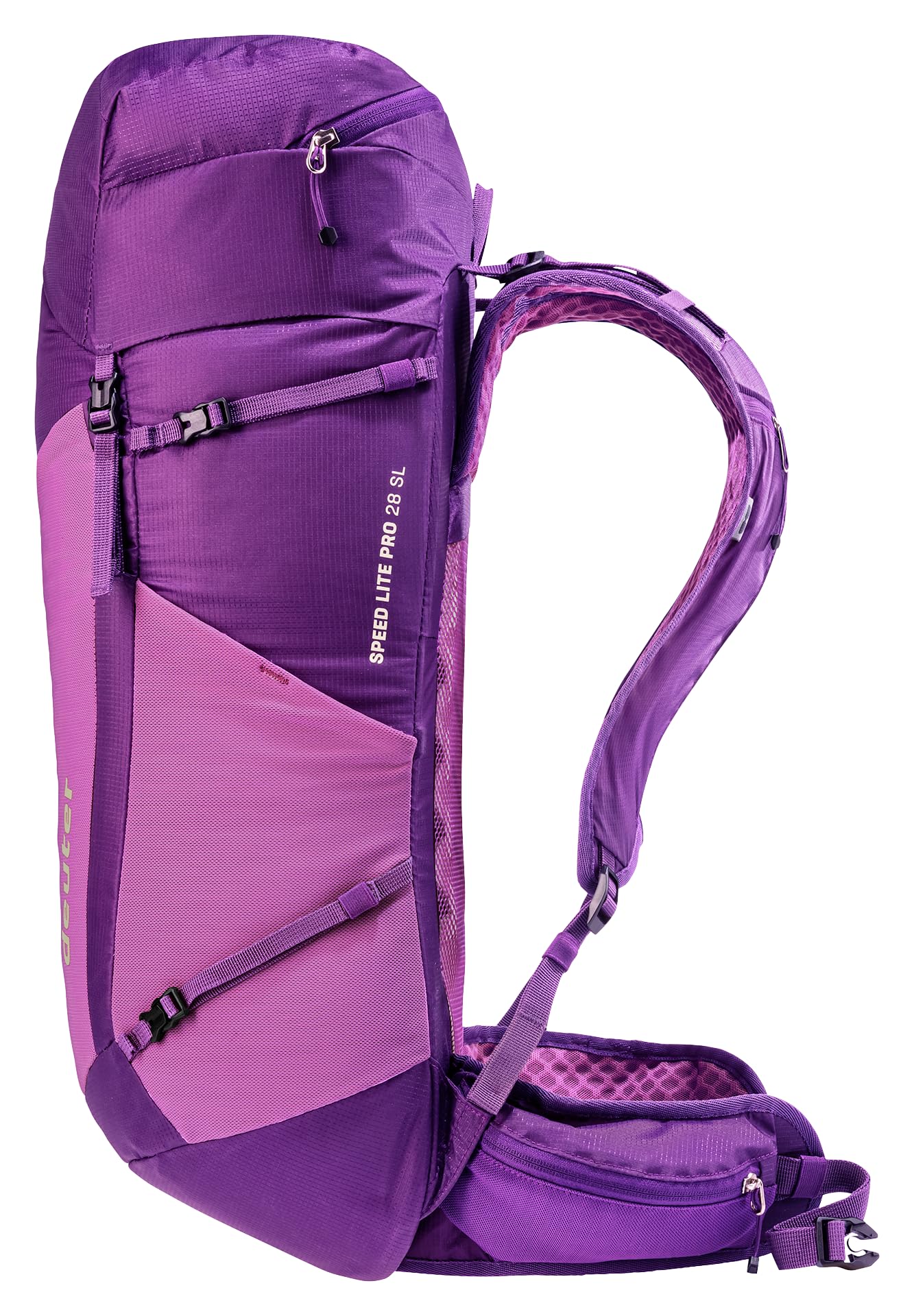 Deuter Speed Lite Pro 28 Sl Damski plecak trekkingowy (1 sztuk), Lotus-mystic, 28 L, Minimalistyczny