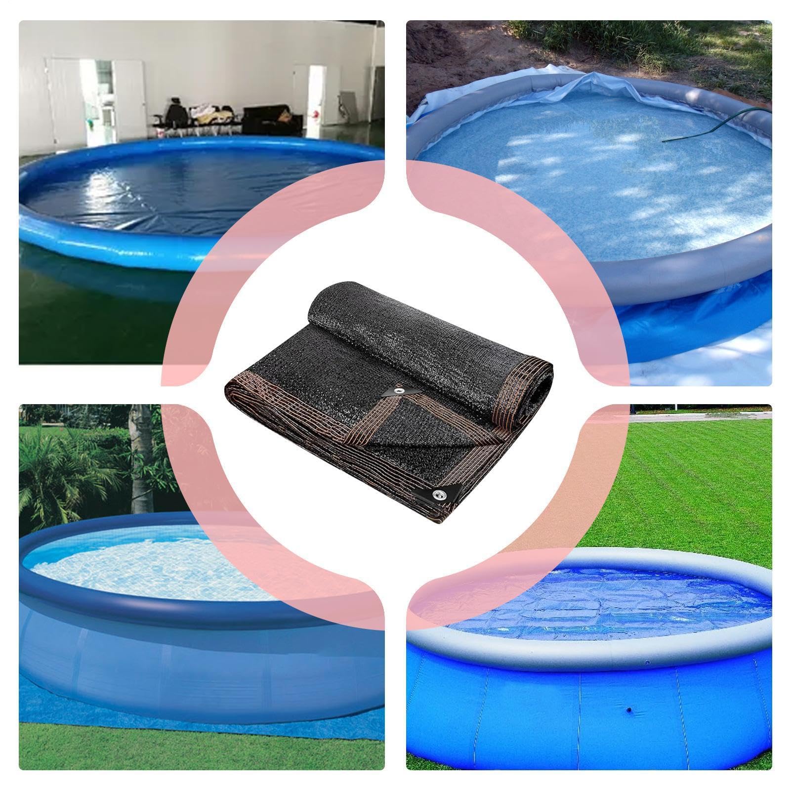 Filet de sécurité pour piscine ronde – Couche extra résistante