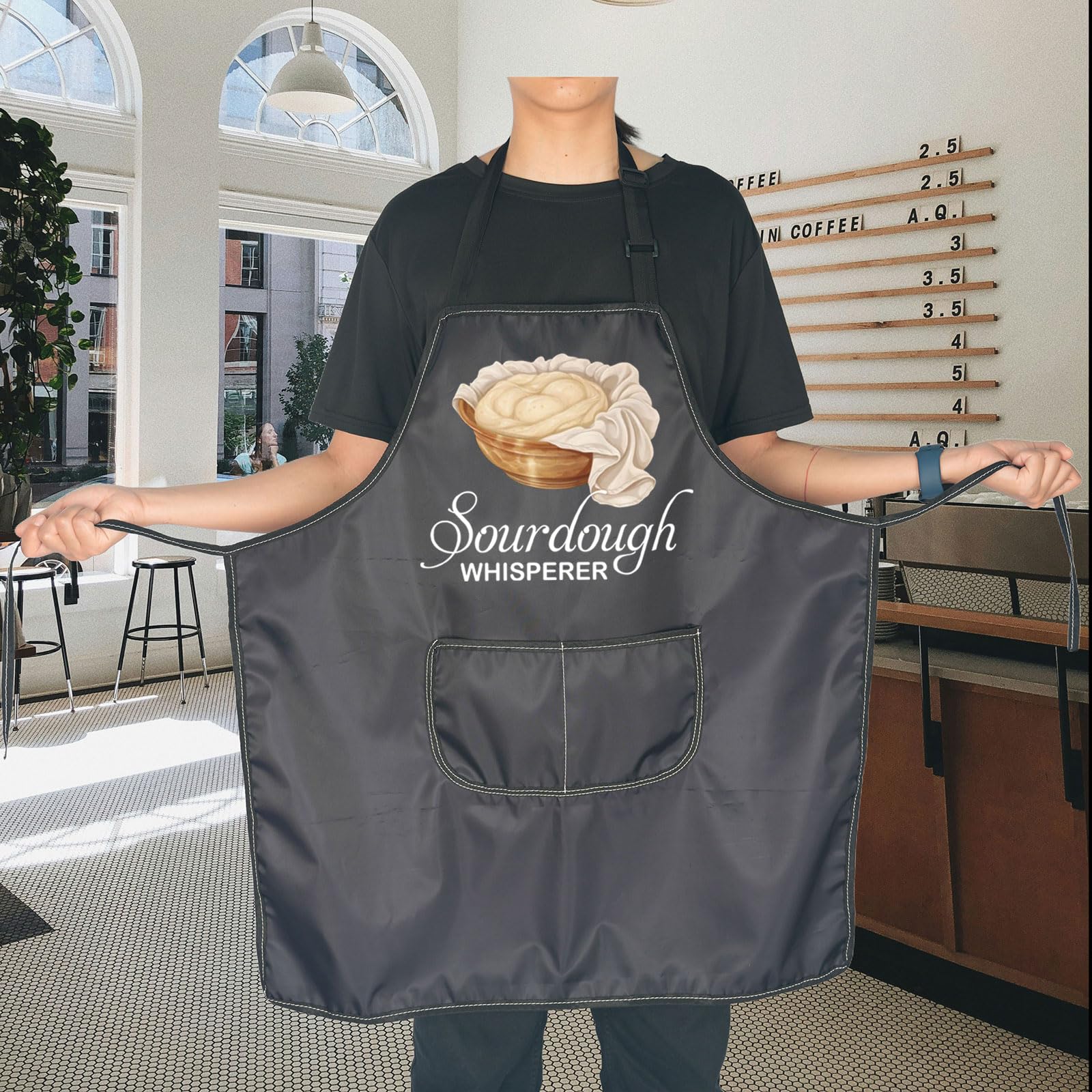 JNIAP Sourdough Baker Apron - Sourdough Whisperer Gift for Her