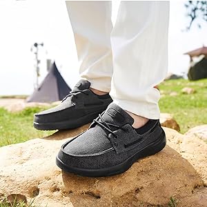 Amazon.com | Men's Orthopedic Slip On Loafers Walking Shoes