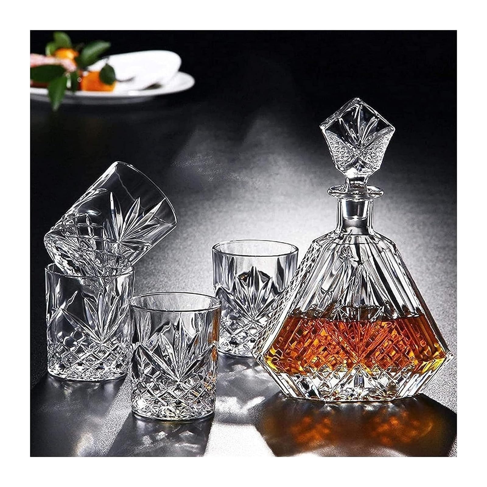 garrafa vino tinto decantador Jarra de cristal con personalidad, juego de jarra y copas de vino, juego de jarra de cristal, regalos for hombres