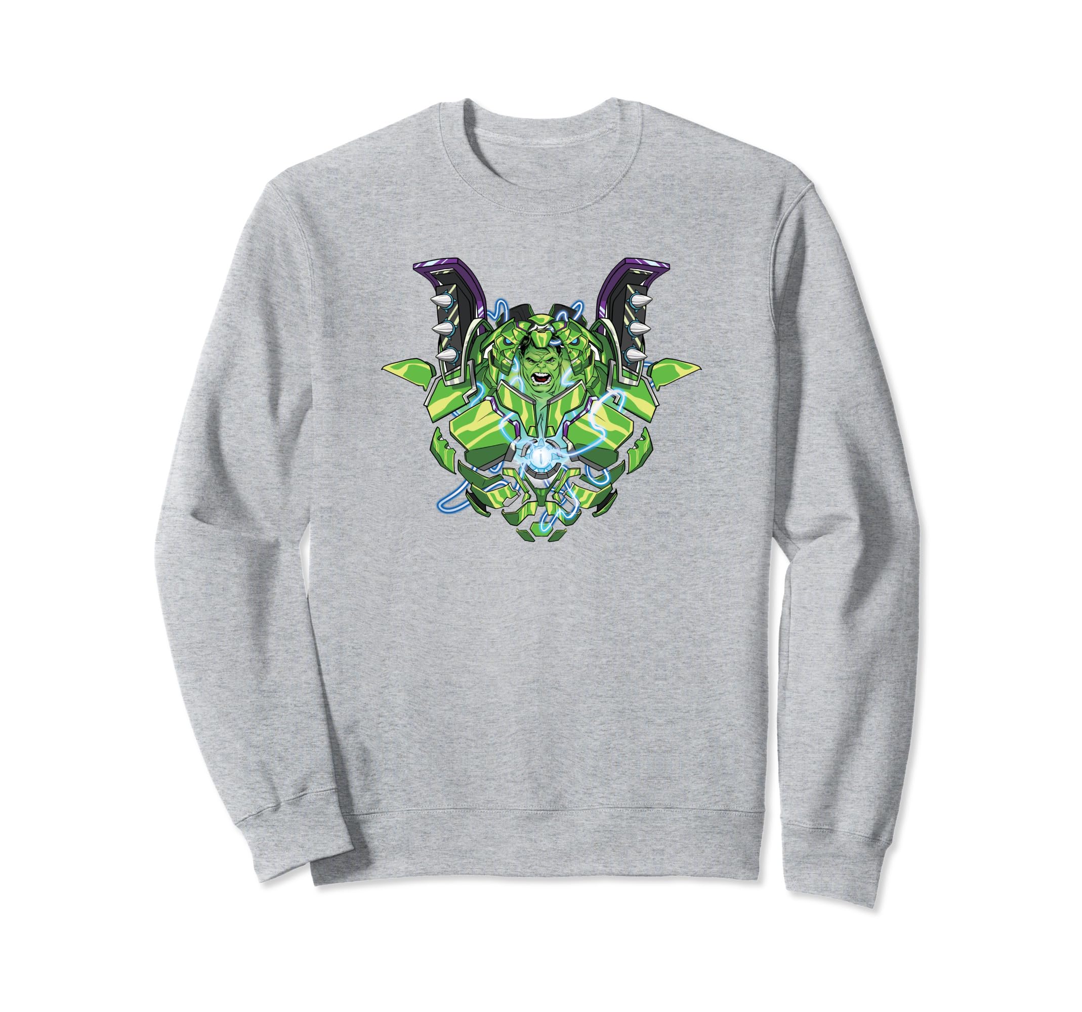Sweatshirt Marvel Mech Strike Incredible Hulk Monster Hunter pull molletonné imprimé - 2