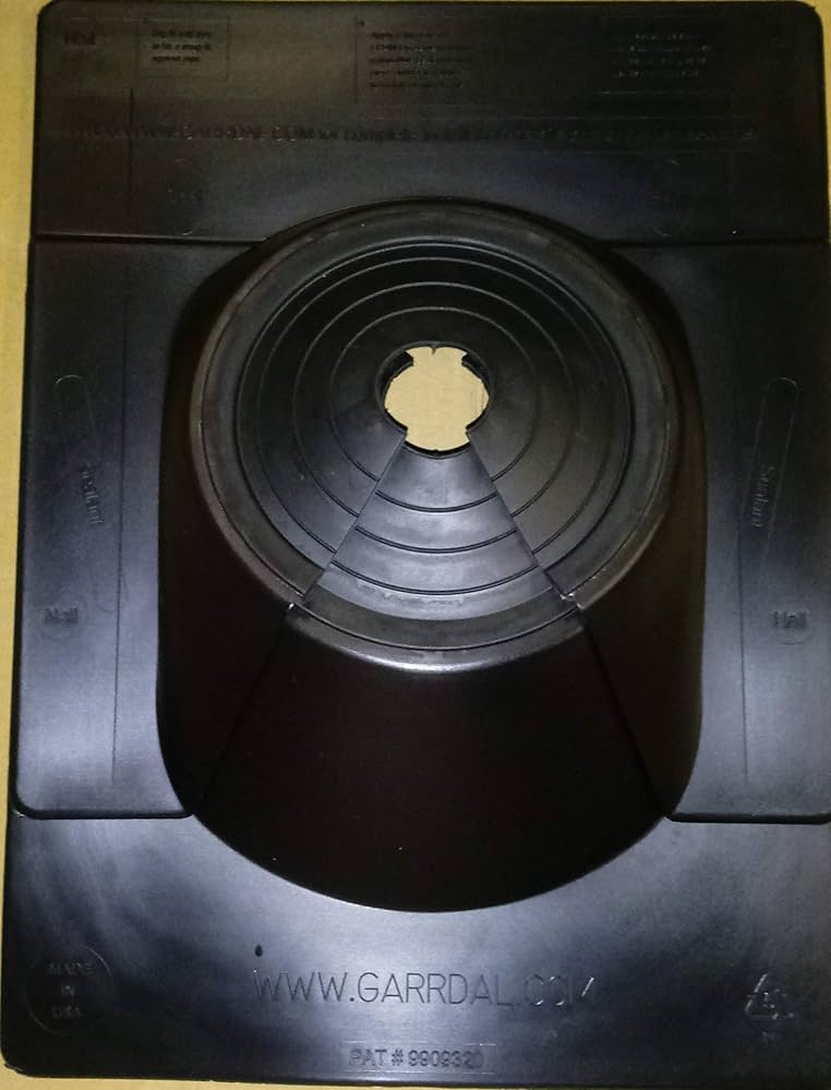 Garrdal 2 piece retrofit pipe flashing, Flashing - Amazon Canada
