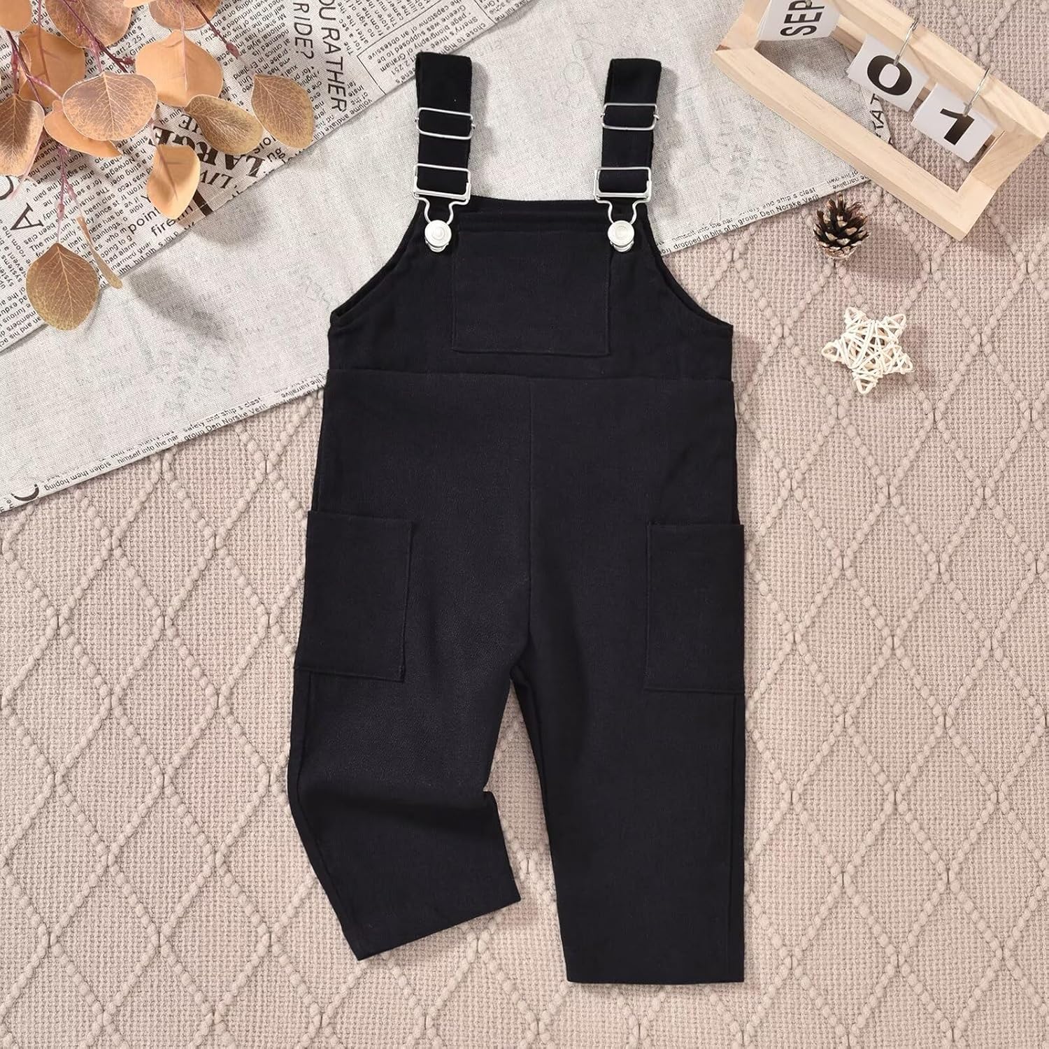 Unutiylo Baby Boy Clothes Suit 2PCS Toddler Gentleman Outfits Bowtie Romper Overalls Pants 0-24 Months - Image 6