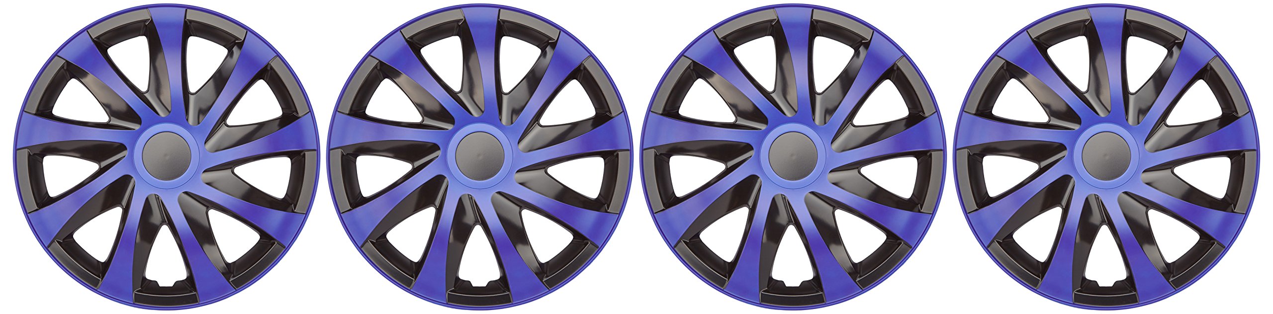 KO251 Wheel Draco Cs-Black/Blue, 15–inch, Set of 4