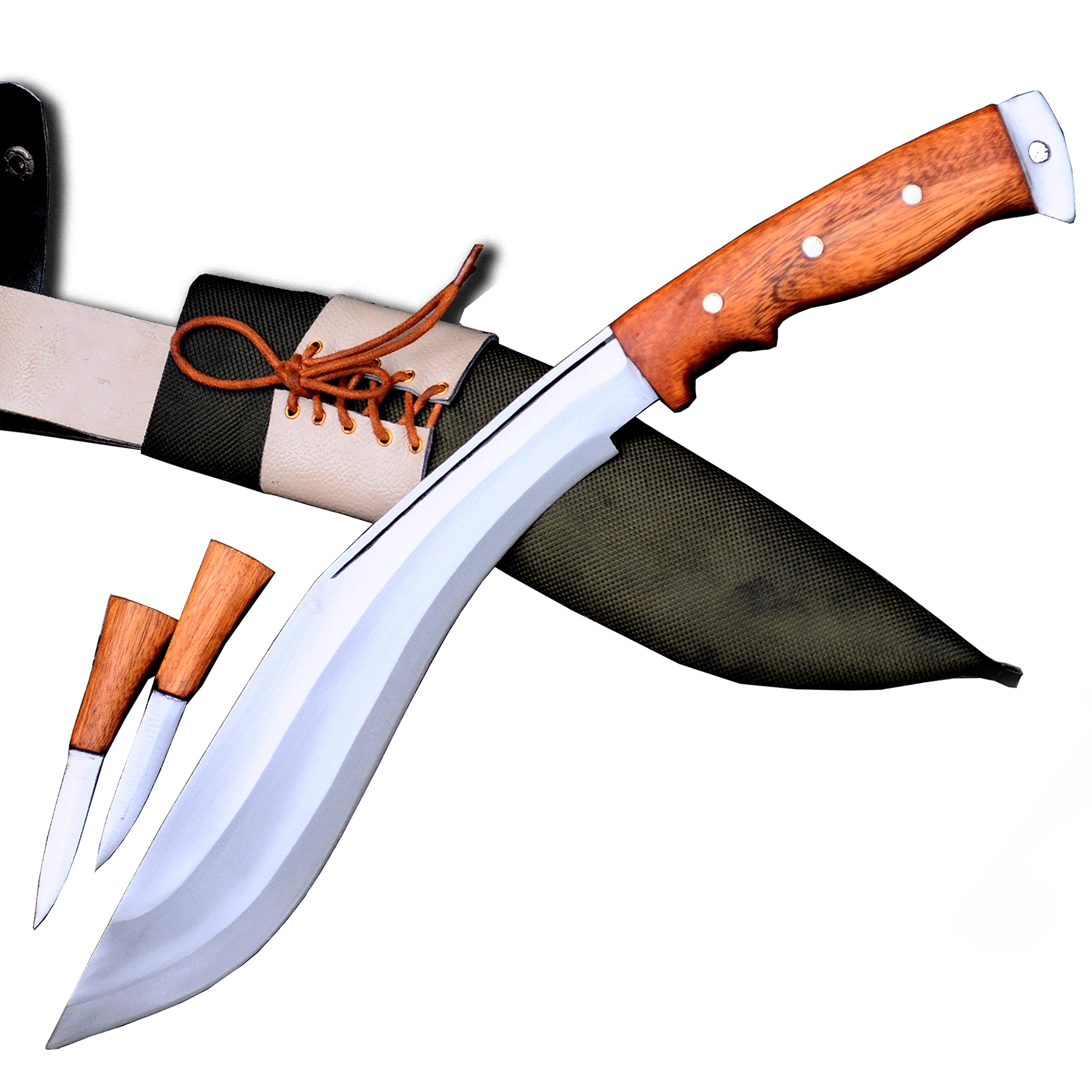 Authentic Afghan Army issue khukuri-kukri-Hand forged-full tang-tempered-Carbon steel-Sharpen-Ready to use-working