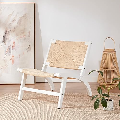 Sillas decorativas bohemias modernas para sala de estar, sillón de mediados de siglo, silla auxiliar para interiores, coñac escandinavo, madera