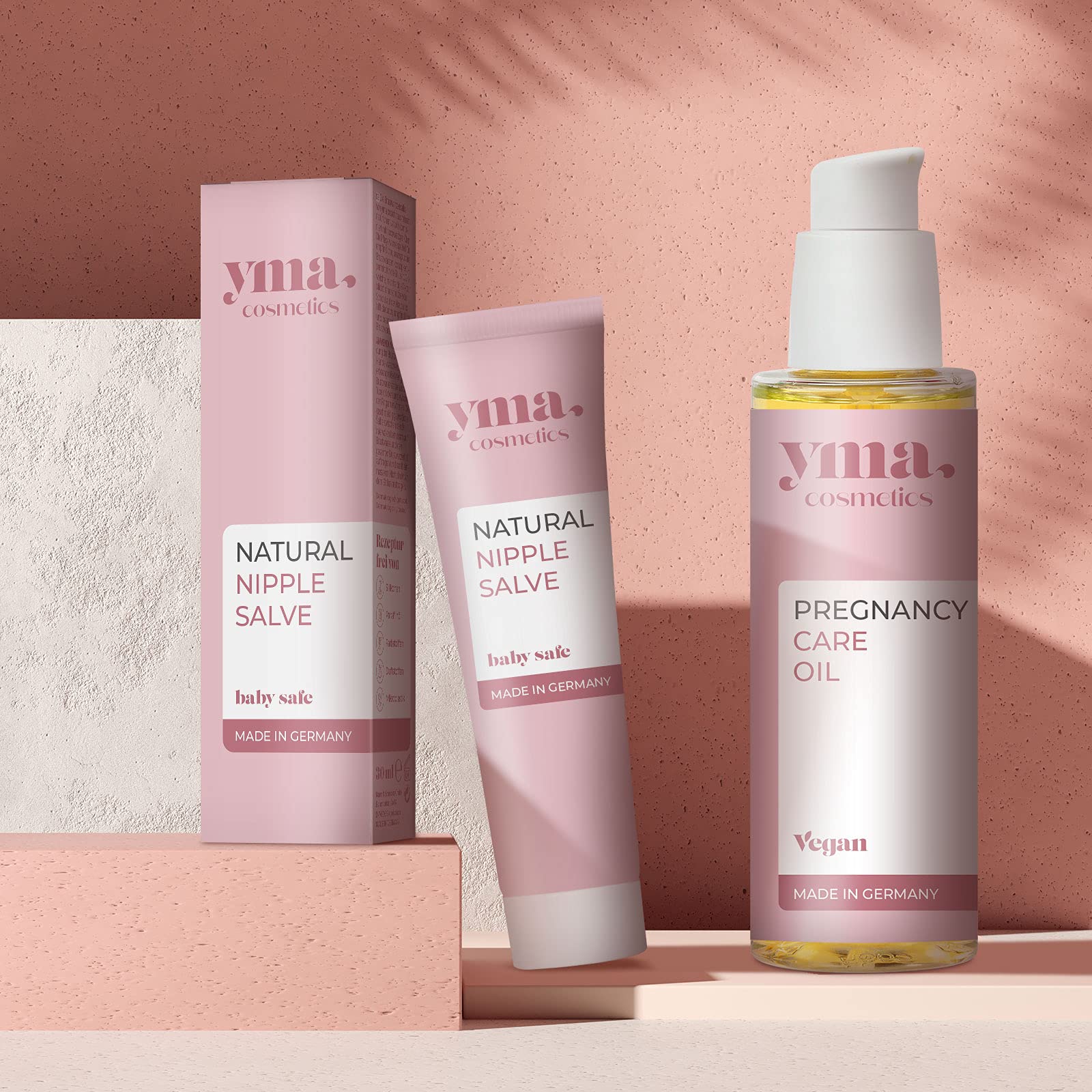 yma Lanolin Brustwarzensalbe Stillen 2x 30 ml - Brustwarzen Salbe ideal für die Schwangerschaft & Stillzeit - Brustsalbe Made in Germany - Brustwarzencreme, Lanolin Salbe, Still Creme Brust