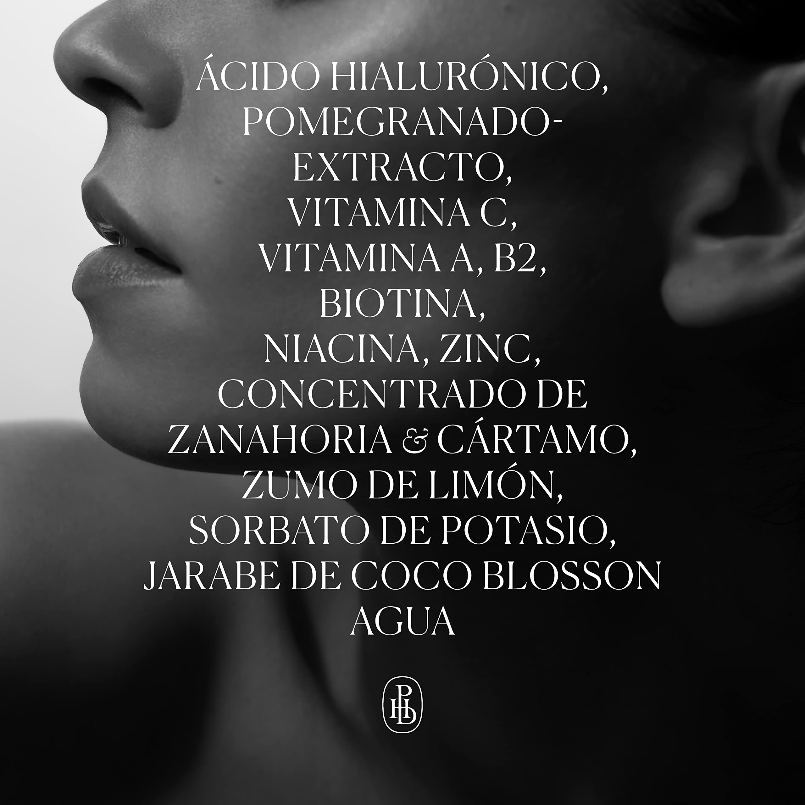 Bebida Hiáluronico vegano Hyaluron Drink 200 ml con valiosos nutritienes y extracto de granada