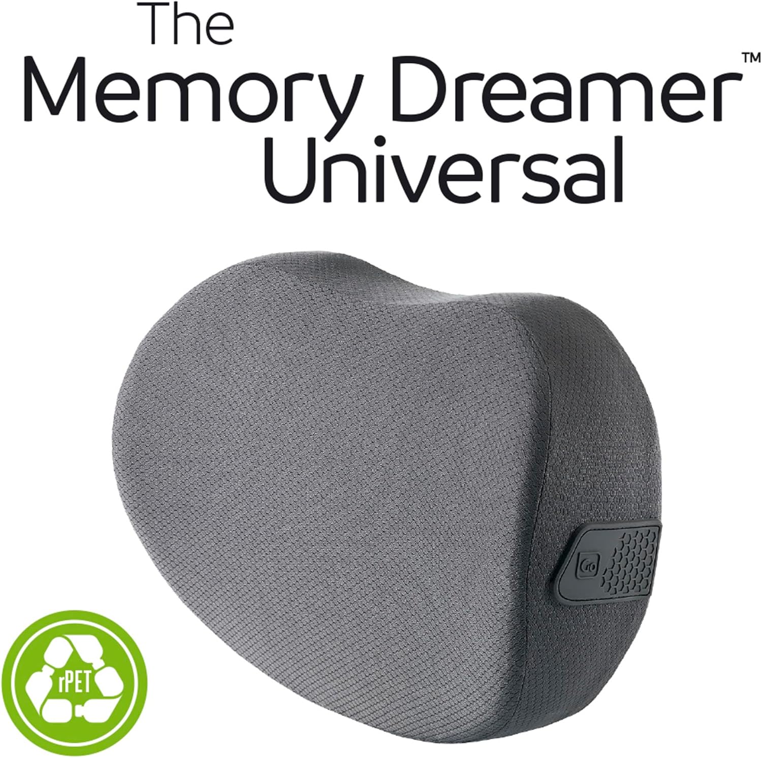 Go Travel Memory Dreamer Universal Pillow, Travel Pillow for Uninterrupted Sleep and Lumbar Support, Deluxe Memory Foam Pillow for Airplane, Bus, Car, and Train, Travel Essentials, Gray - Image 2