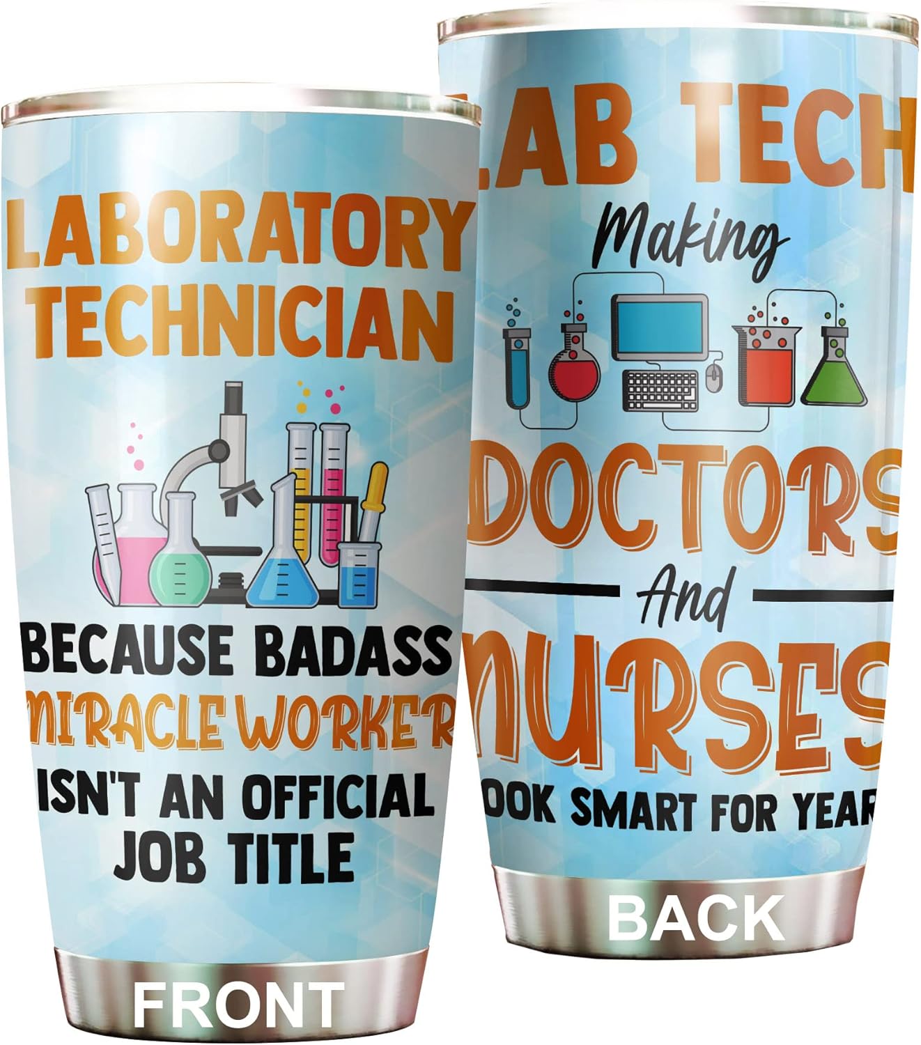 MEDROC Medical Laboratory Technician Tumbler Stainless