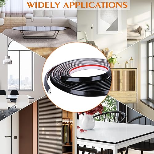 Miniatura 6 de Azulejos en forma de L de 20 pies para despegar y pegar, moldura de vinilo para bordes exteriores para baño, azulejos en muro, ducha, bordes de