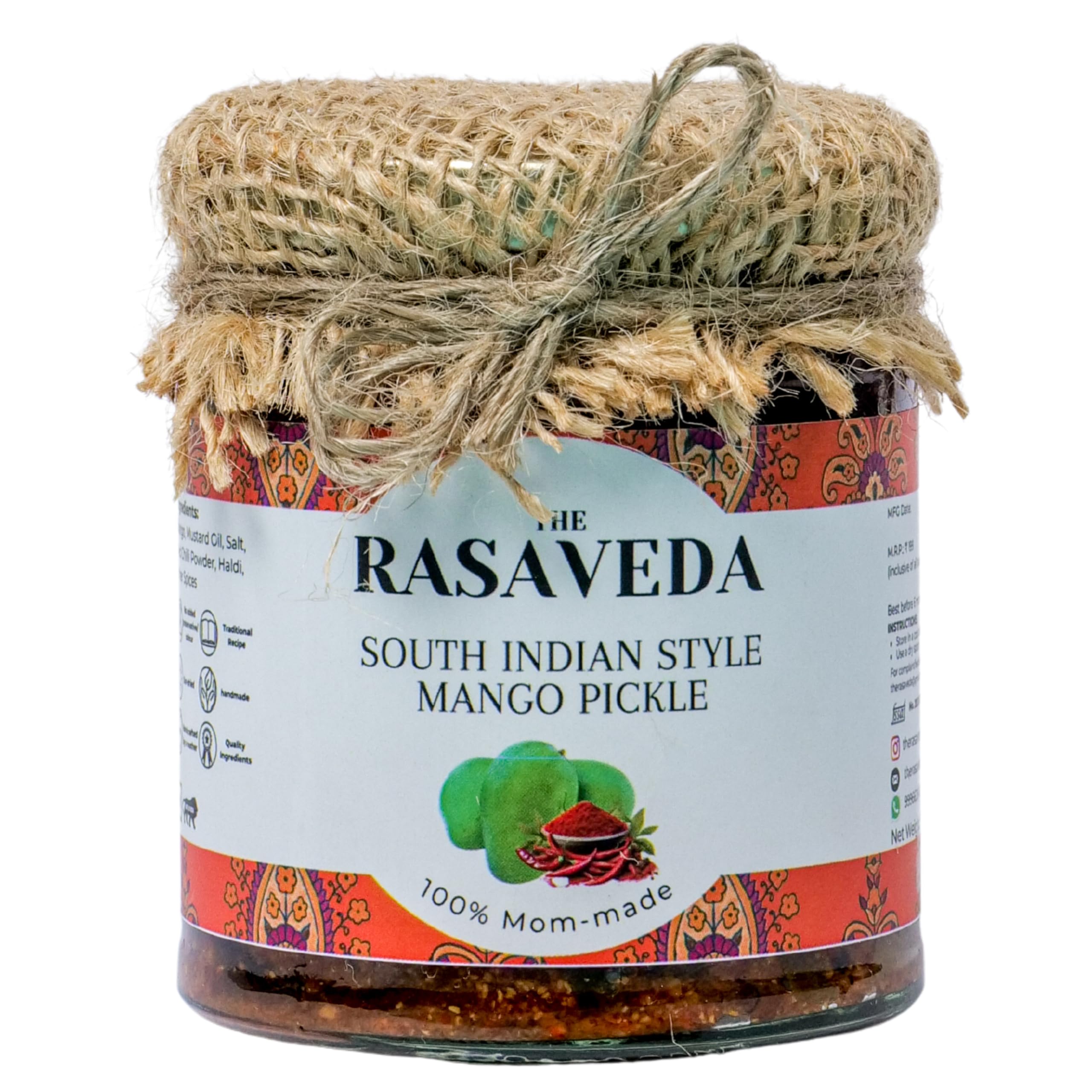 The Rasaveda Mango Pickle in mustard Oil 300 Grams - A Made with Mustard Oil (B0D731FBPC) Amazon Price History, Amazon Price Tracker