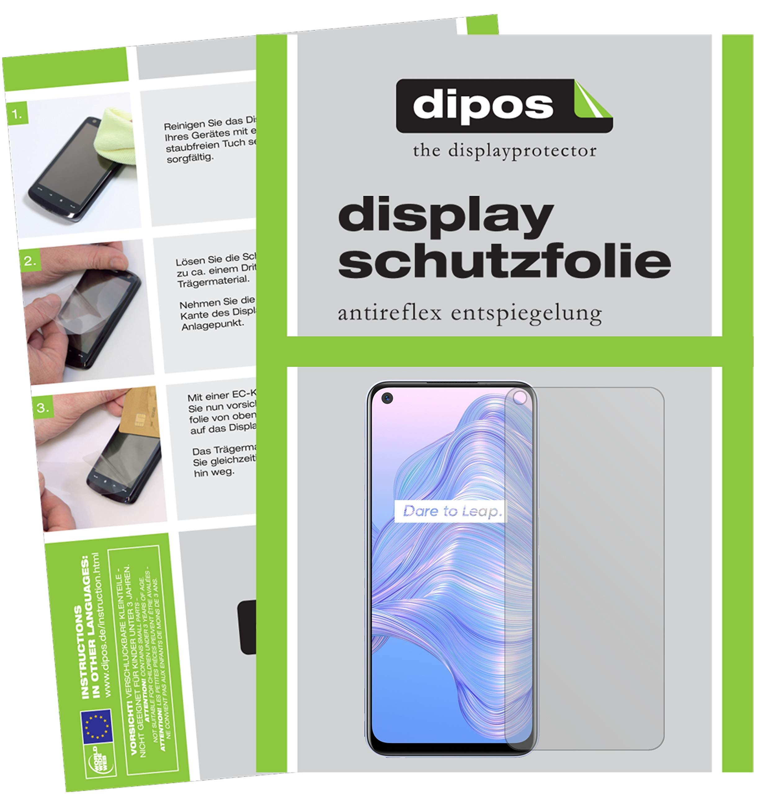 Pellicola Protettiva Antiriflesso Dipos Per Oppo Realme 5 Pro (6 Pezzi) - Opaca, Made In Germany